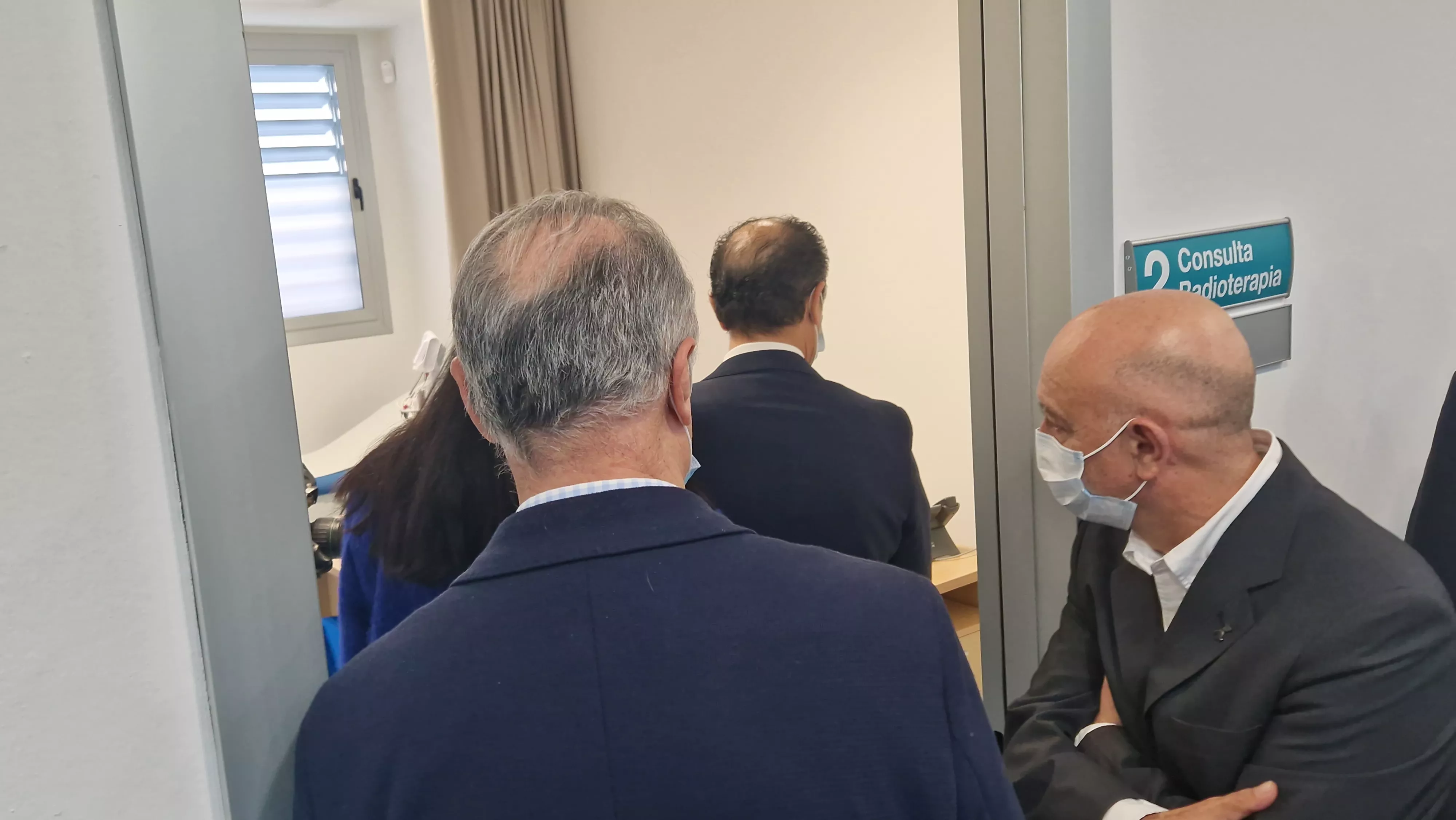 Inauguración del nuevo servicio de radioterapia del Hospital San Jorge de Huesca. Foto Myriam Martínez