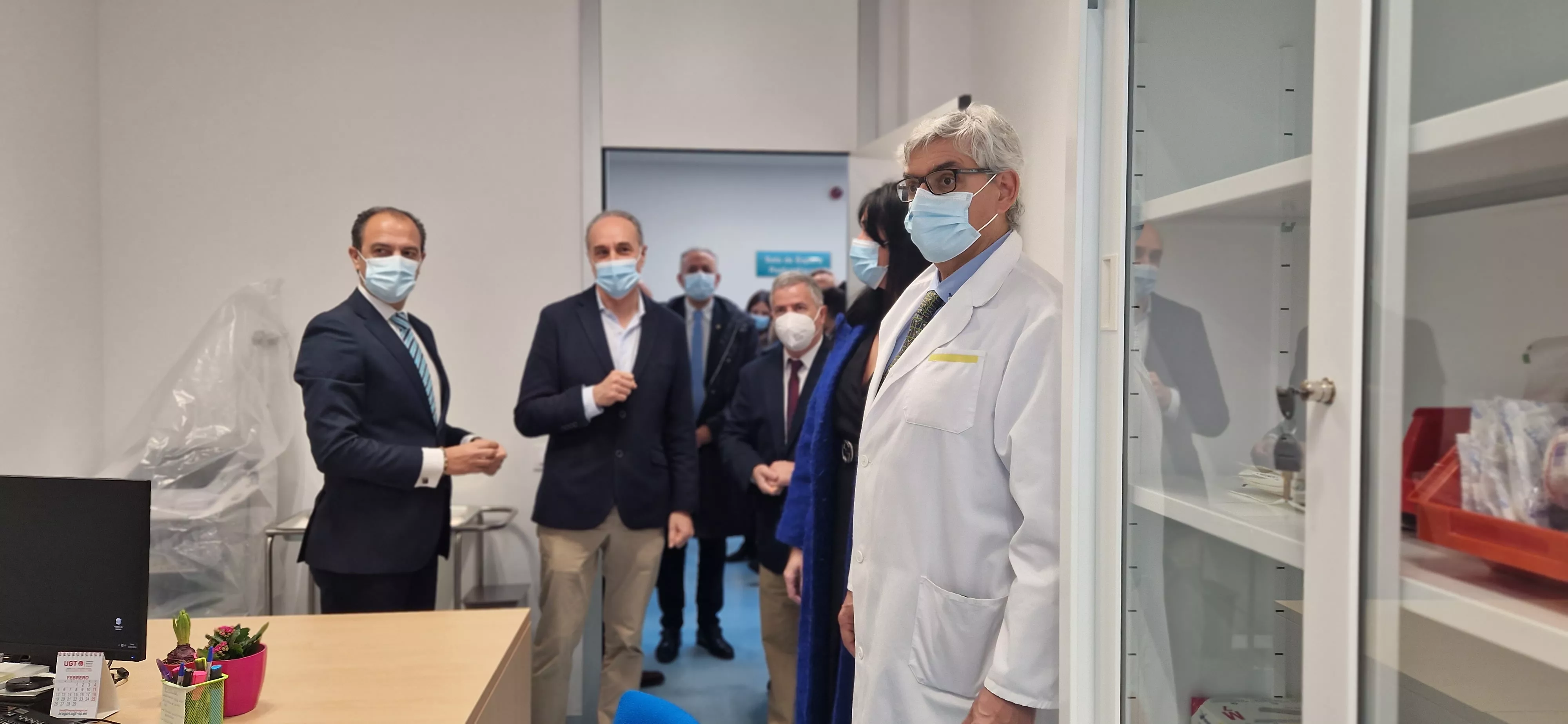 Inauguración del nuevo servicio de radioterapia del Hospital San Jorge de Huesca. Foto Myriam Martínez