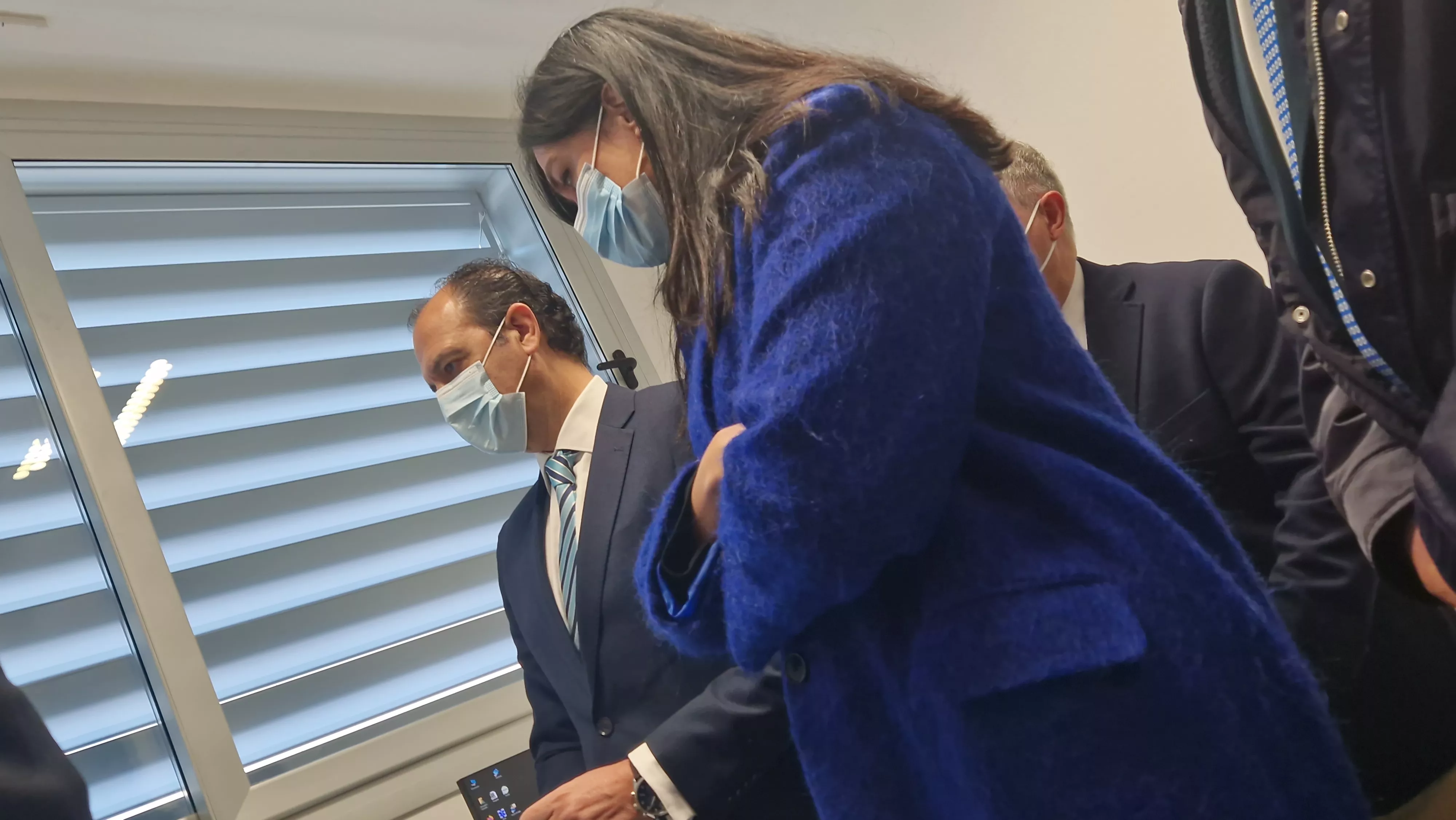 Inauguración del nuevo servicio de radioterapia del Hospital San Jorge de Huesca. Foto Myriam Martínez