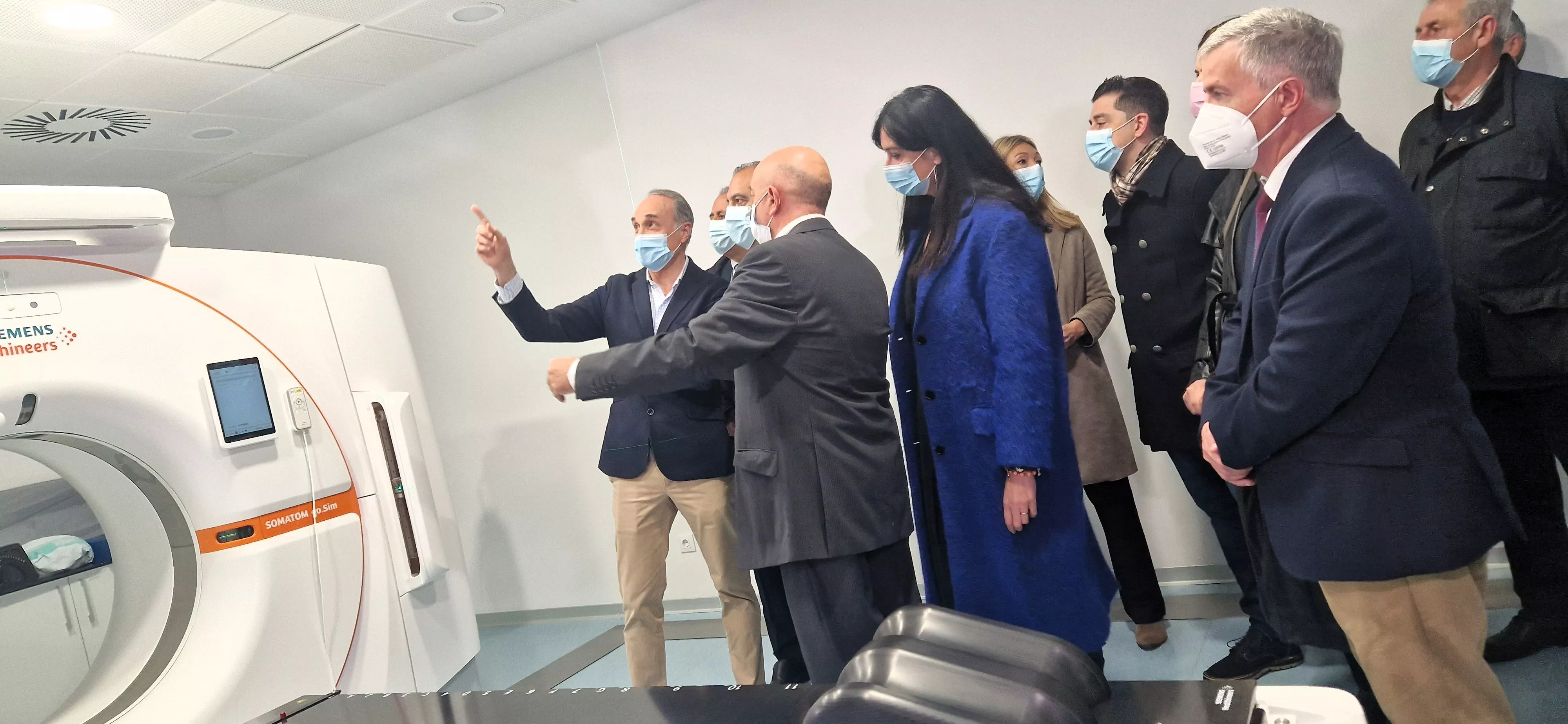 Inauguración del nuevo servicio de radioterapia del Hospital San Jorge de Huesca. Foto Myriam Martínez