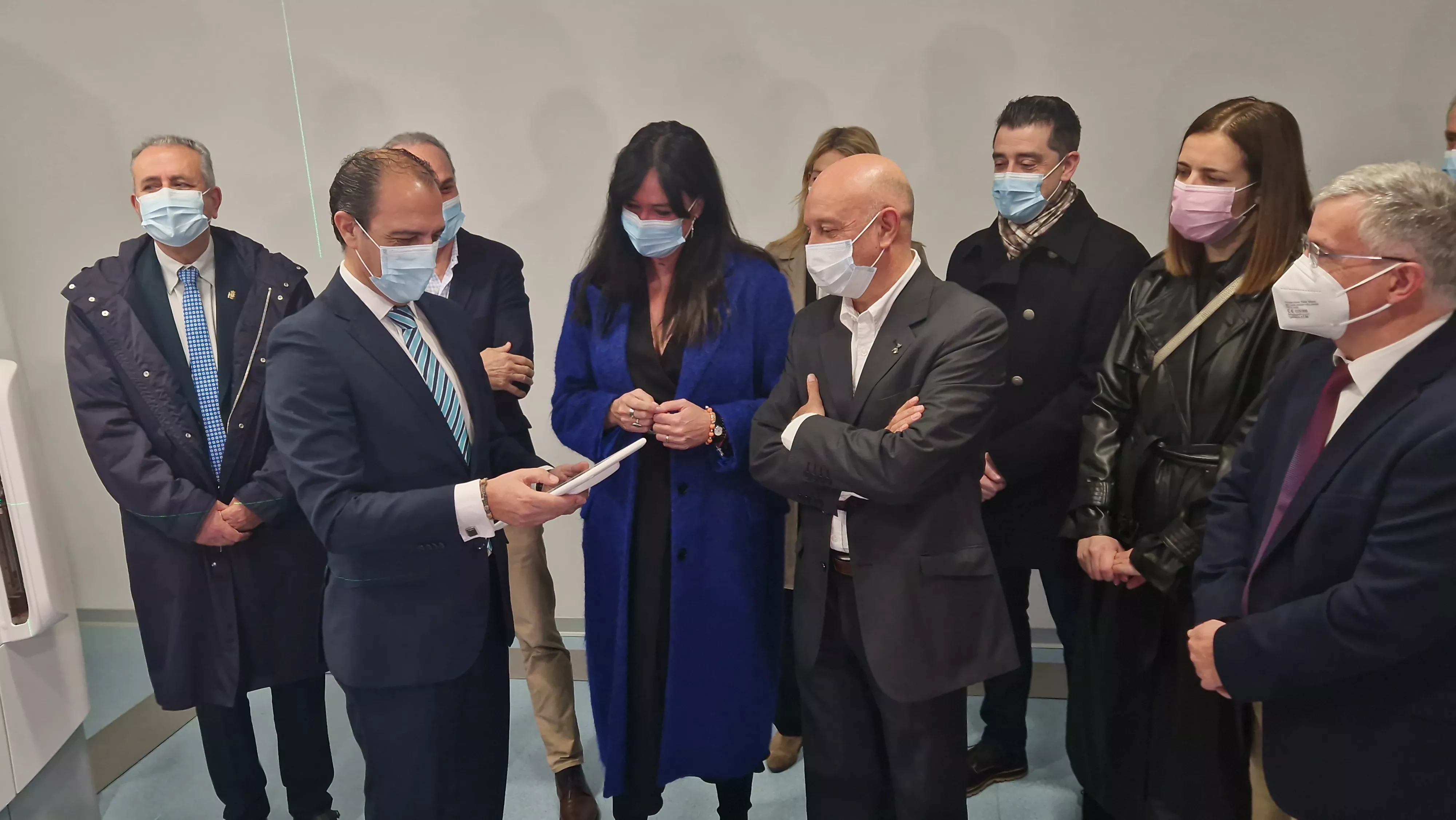 Inauguración del nuevo servicio de radioterapia del Hospital San Jorge de Huesca. Foto Myriam Martínez