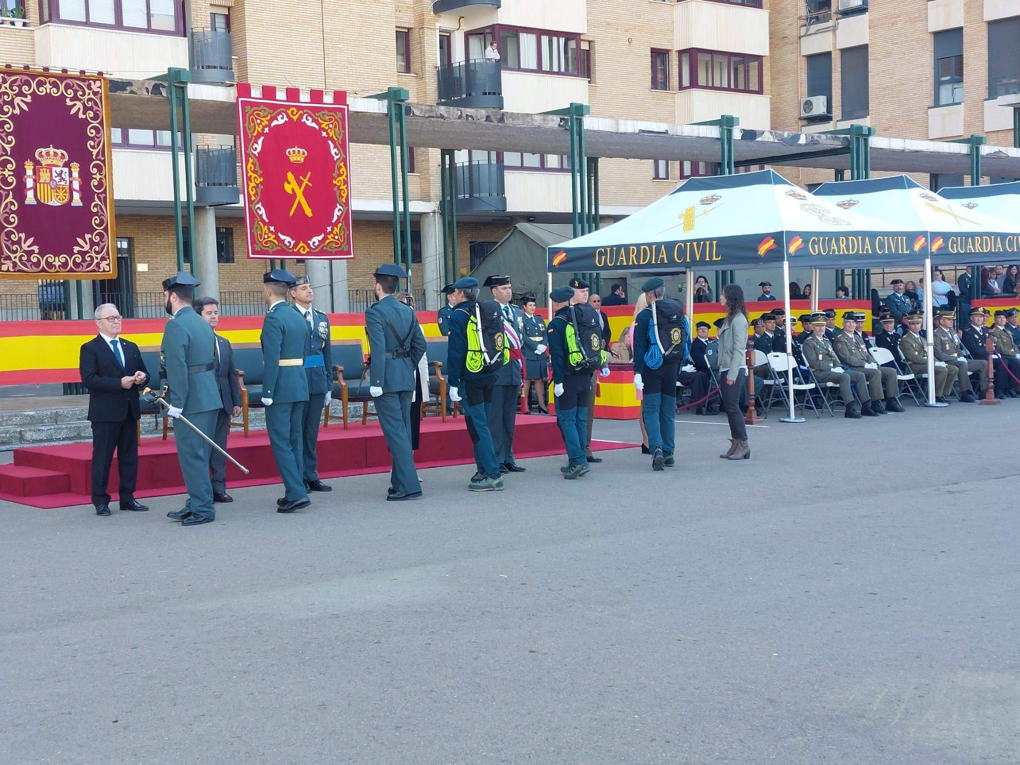 Condecorados por varios servicios de la Guardia Civil