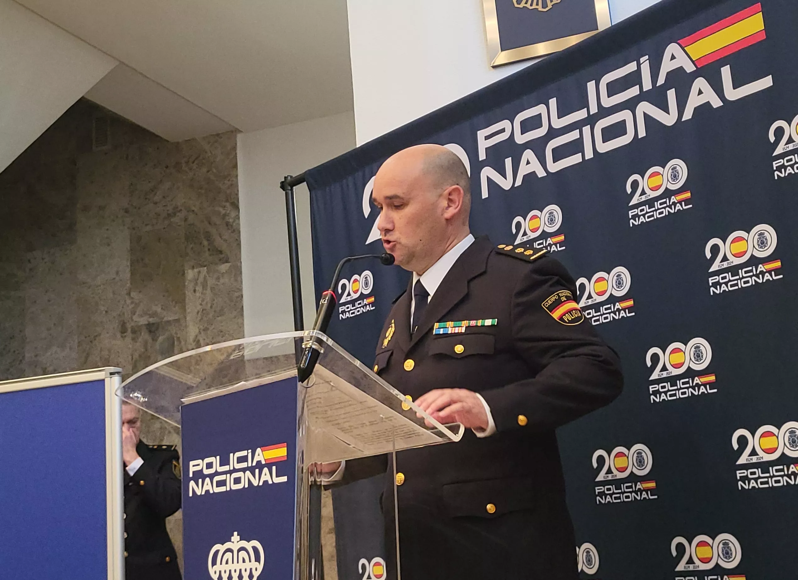 Comisario jefe provincial de Huesca, Luis Fernando Ascaso. Foto Mercedes Manterola