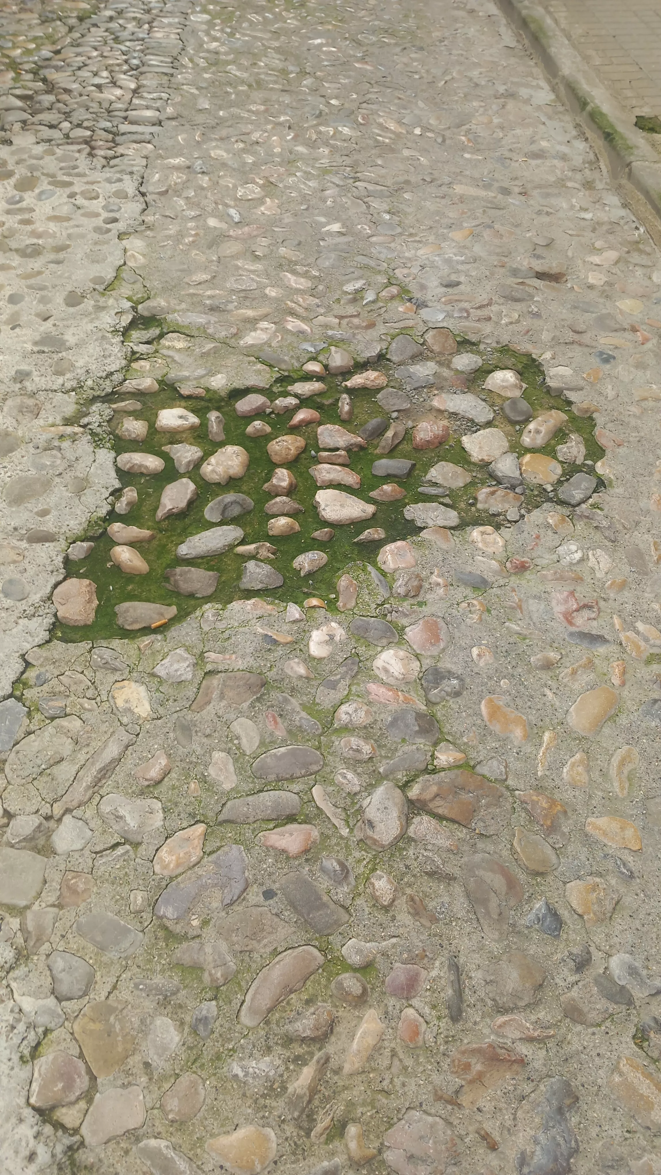 Estado de la calle Aínsa de Huesca