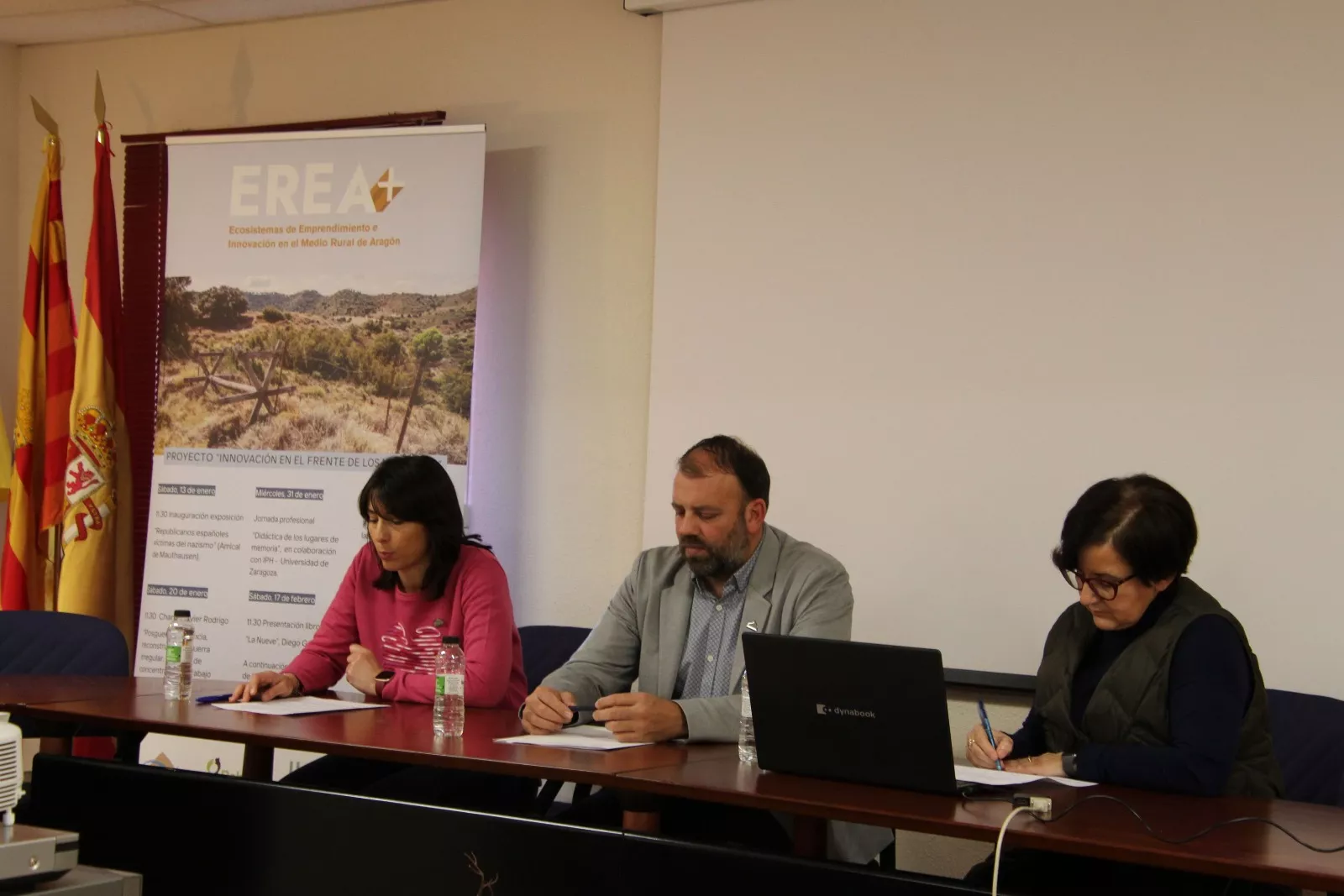 Jornada 'Didáctica de los lugares de memoria' celebrada en Robres.