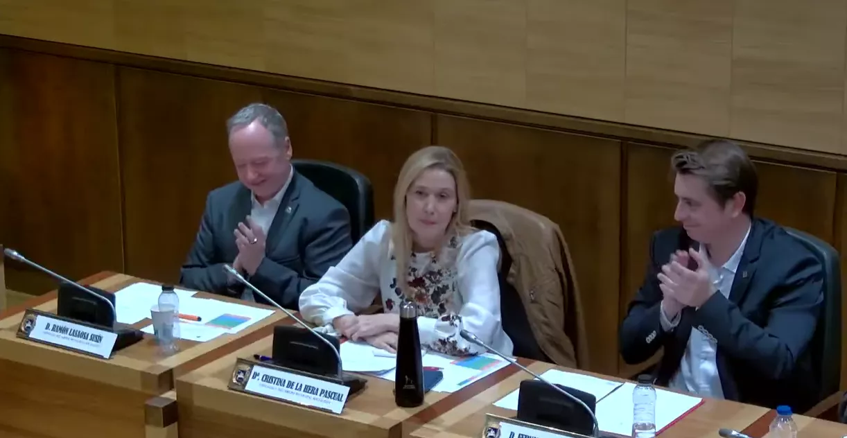 Cristina de la Hera se ha despedido en el pleno celebrado este miércoles por el Ayuntamiento.