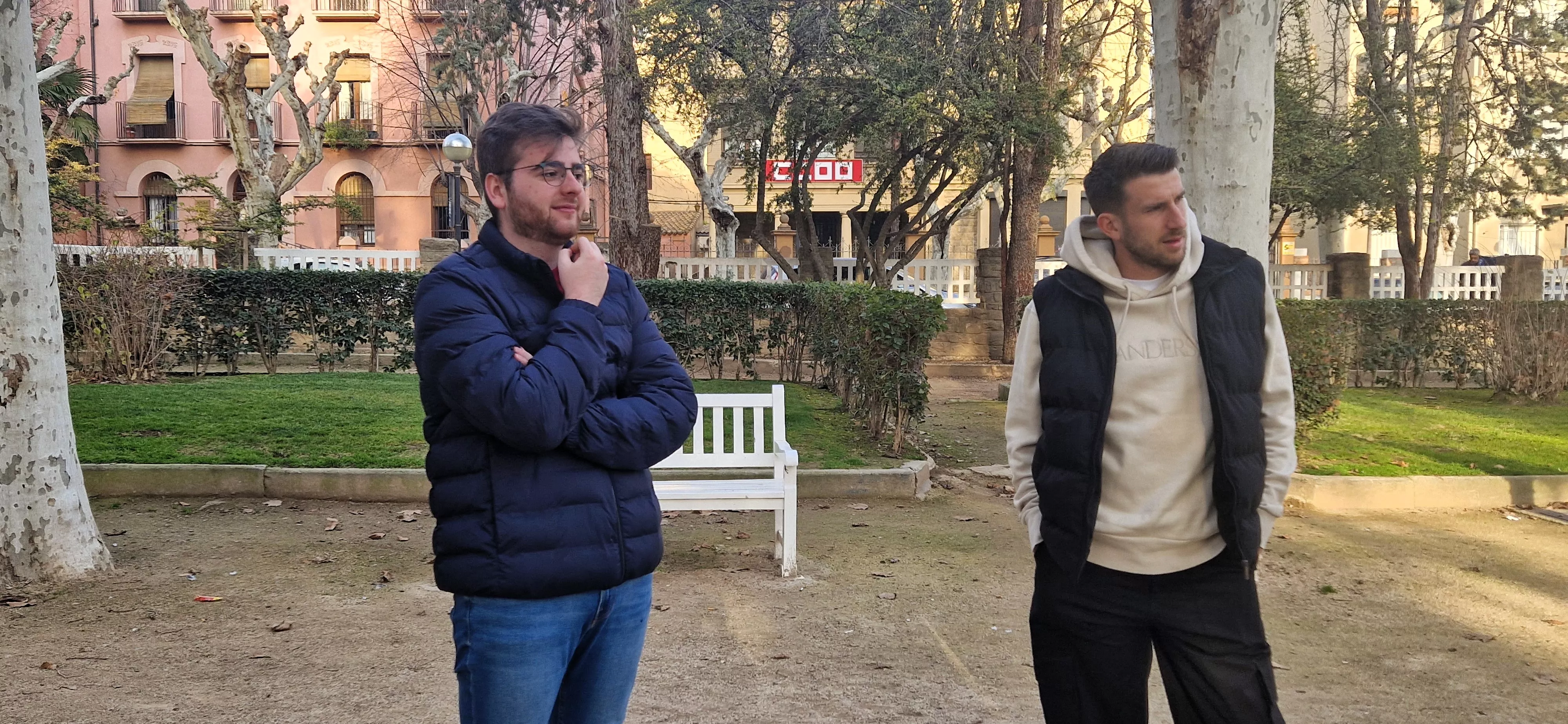 Campaña Sí se puede con Gerard Valentín y Javi Martínez. Foto Myriam Martínez