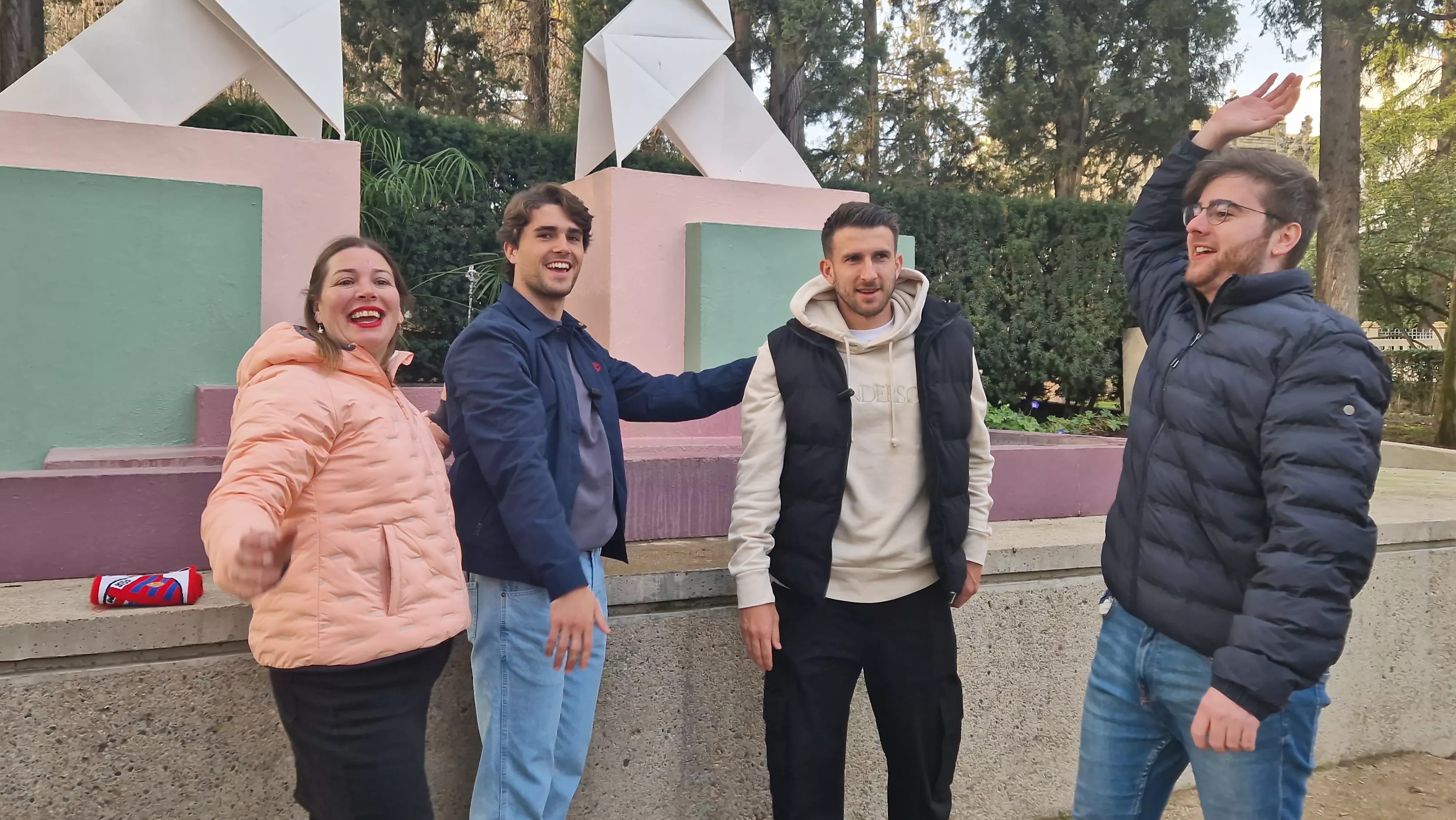 Alexa García, Javi Martínez, Gerard Valentín y Adrián Paraíso. Foto Myriam Martínez