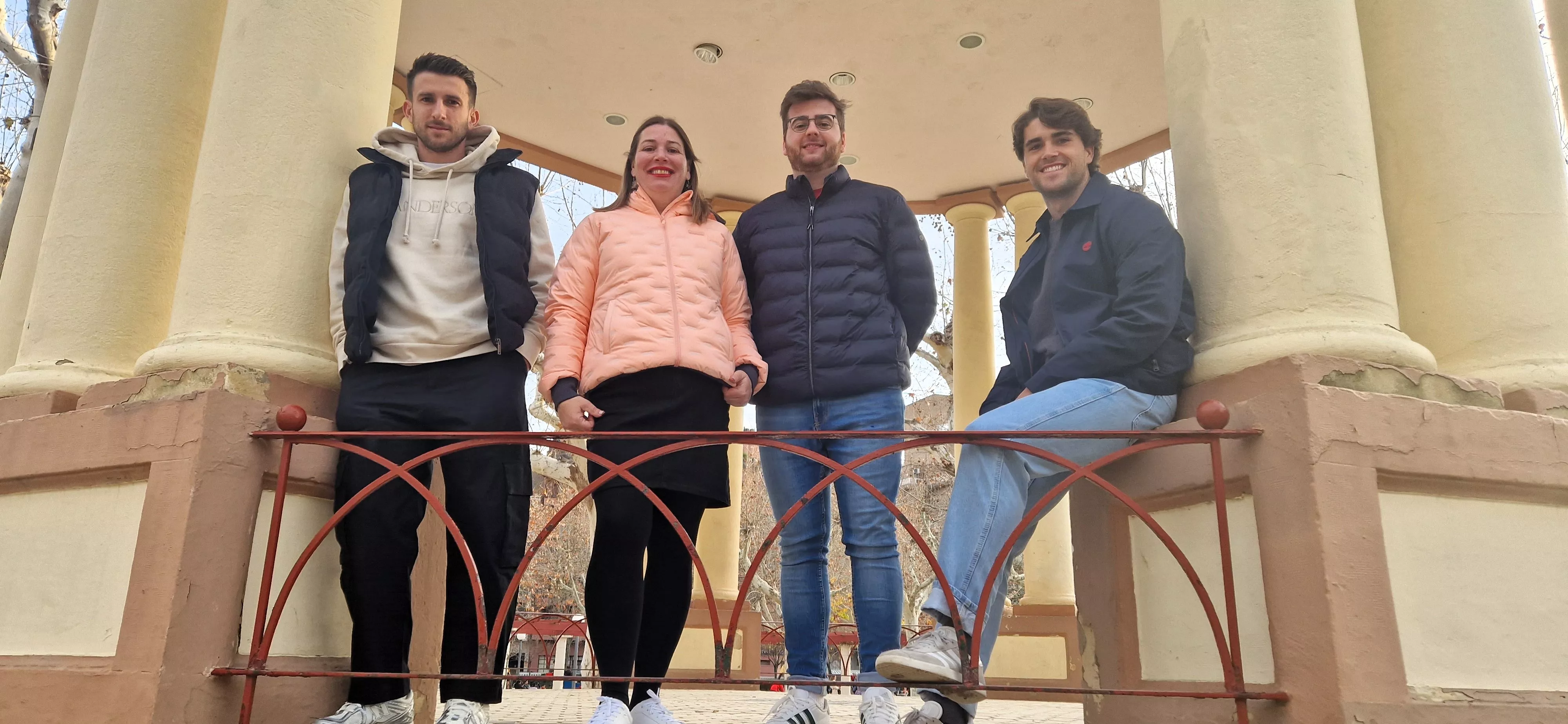 Gerard Valentín, Alexa García, Adrián Paraíso y Javi Martínez. Foto Myriam Martínez