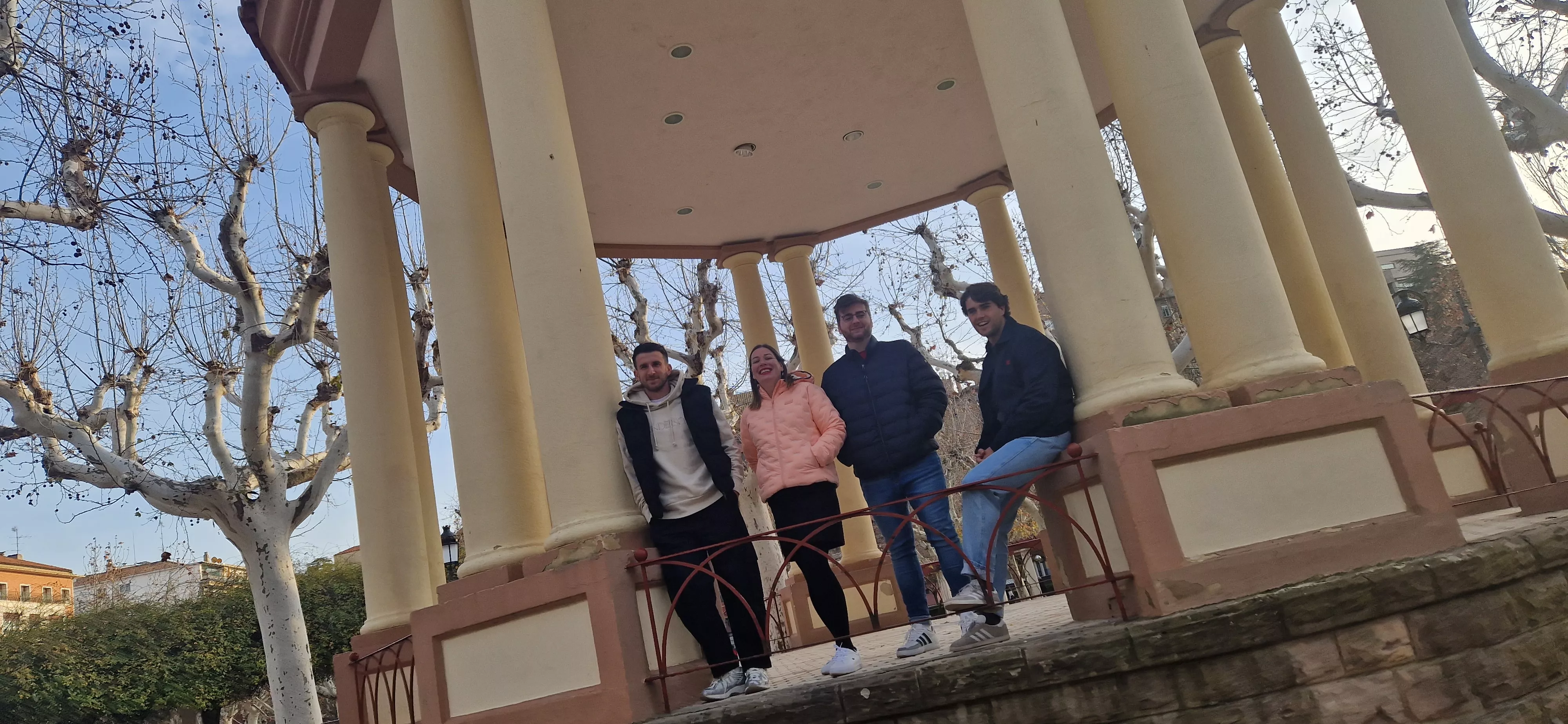 Gerard Valentín, Alexa García, Adrián Paraíso y Javi Martínez. Foto Myriam Martínez