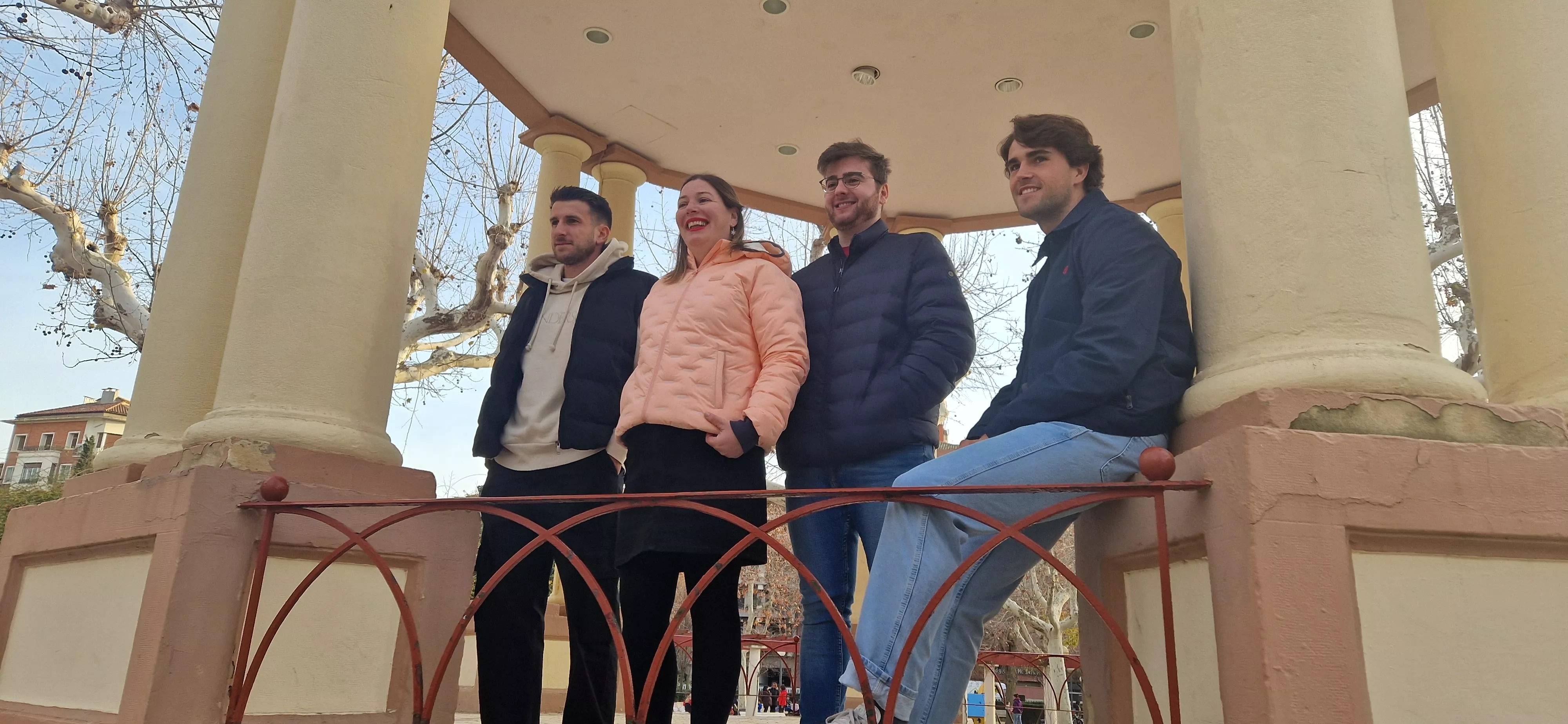 Gerard Valentín, Alexa García, Adrián Paraíso y Javi Martínez. Foto Myriam Martínez