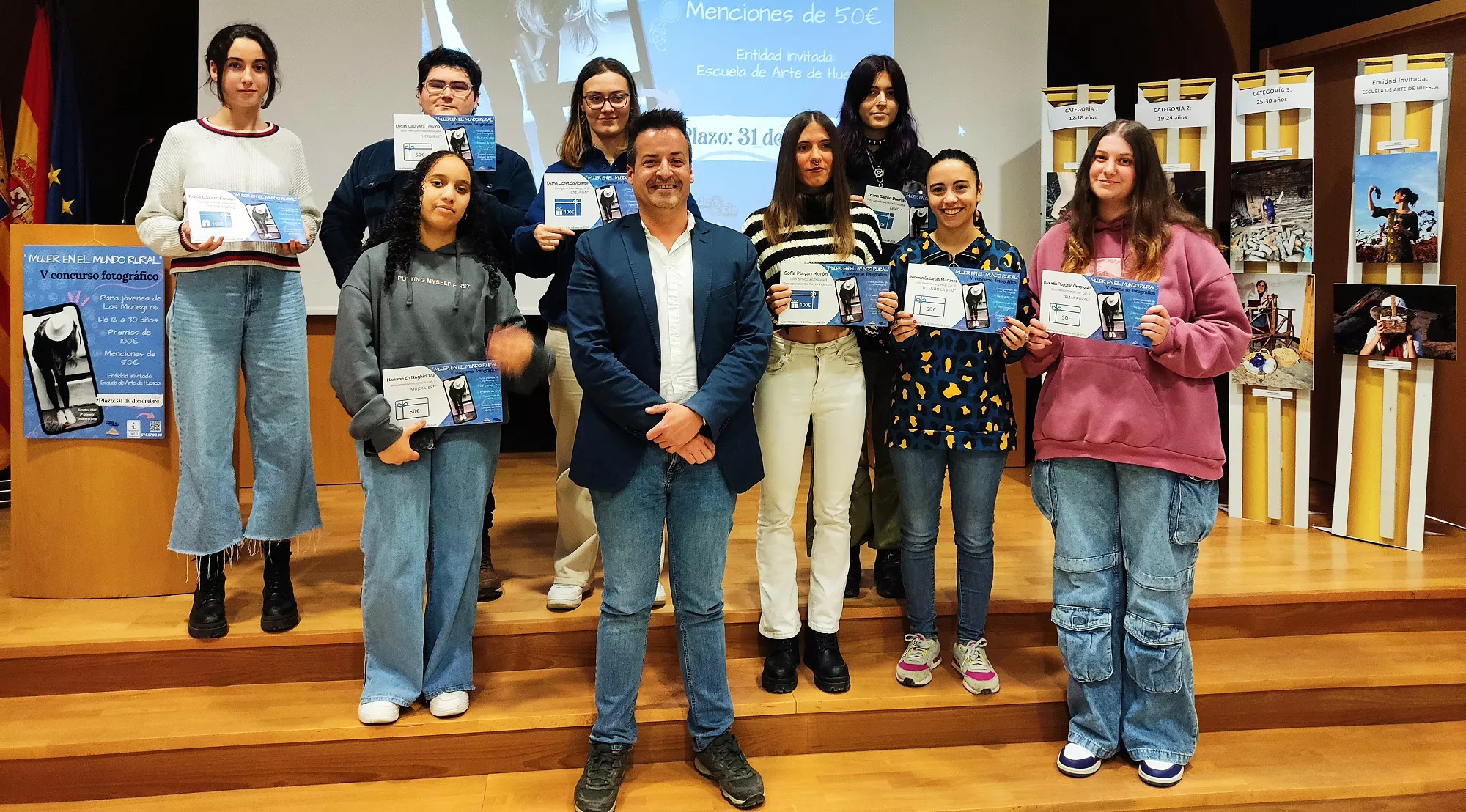 Entrega de premios del concurso fotográfico 'Mujer Rural'.