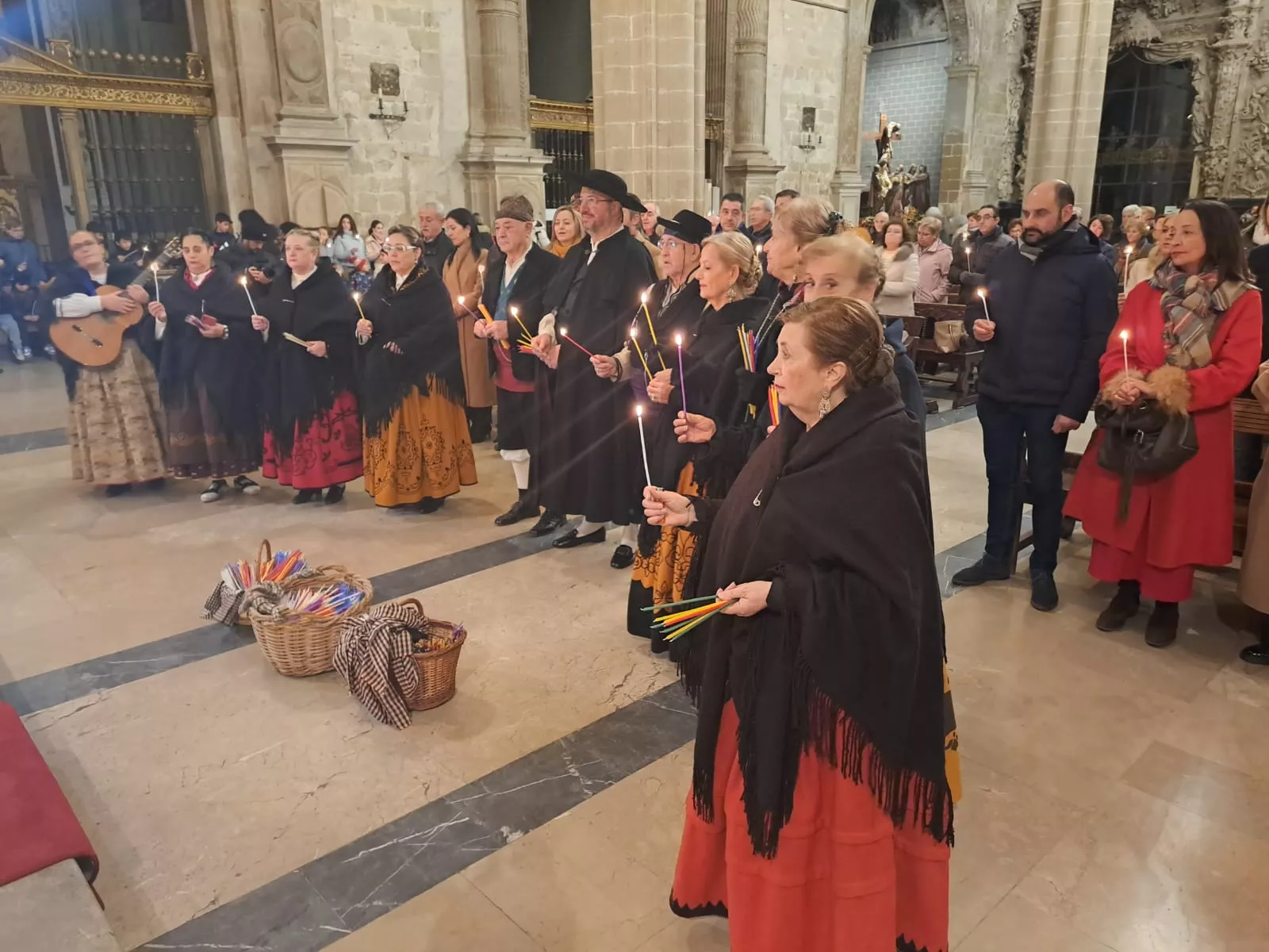 Imagen de la pasada edición de la Candelera de Barbastro.