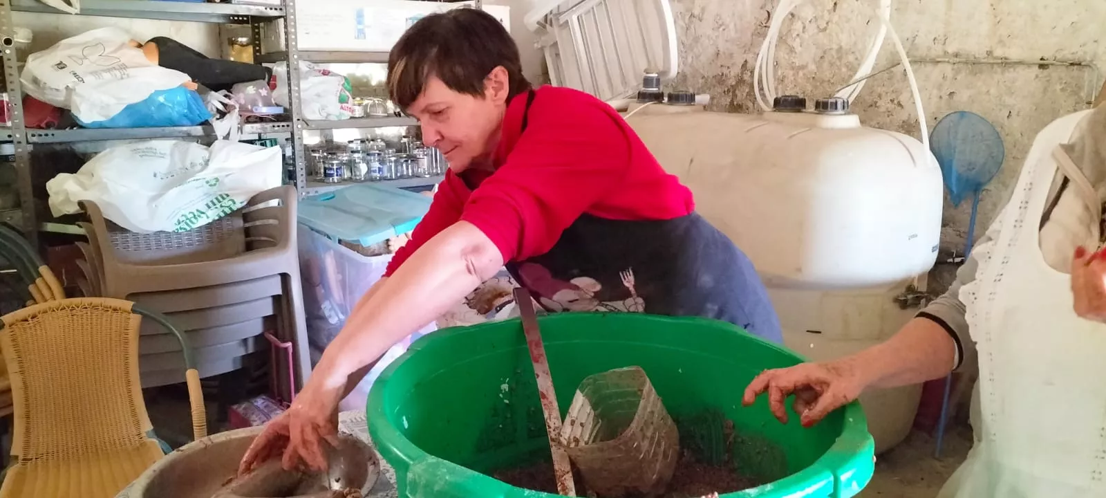 Jornada de elaboración del mondongo en Robres