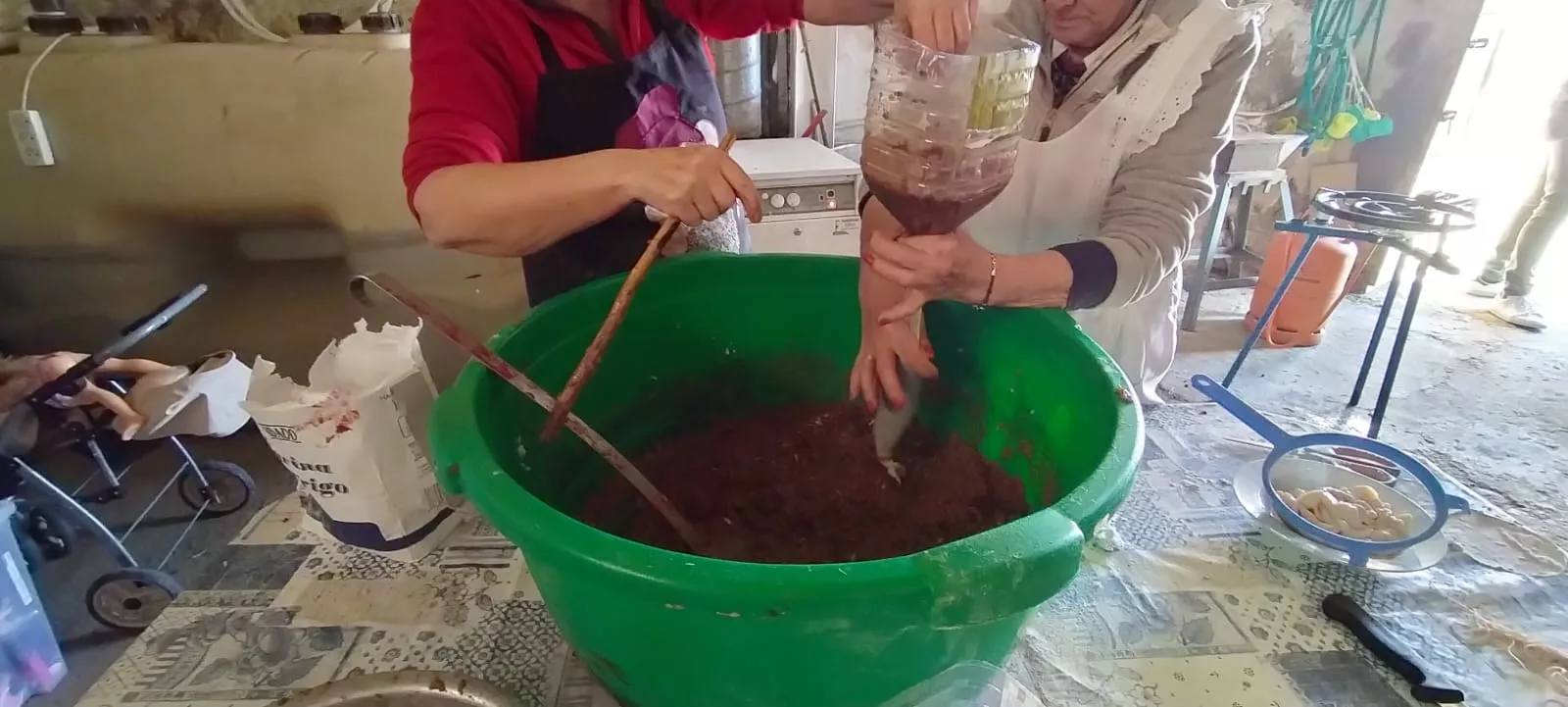 Jornada de elaboración del mondongo en Robres