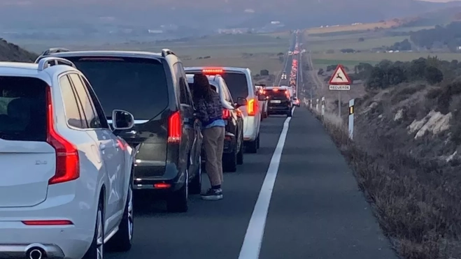 Retenciones en la N 230 entre Lérida y Benabarre Retenciones en la N 230 entre Lérida y Benabarre