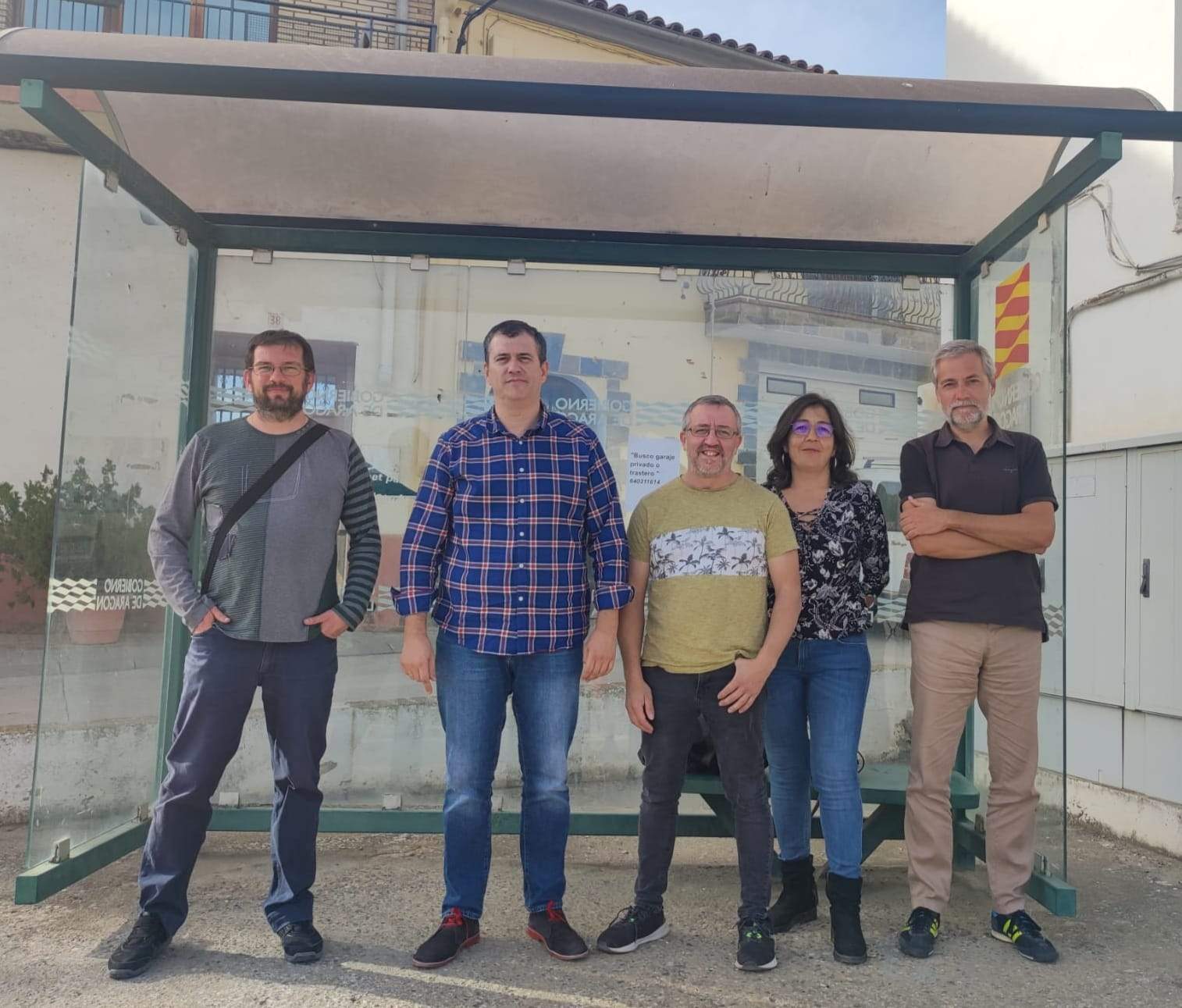 Jordi Cros, Joaquín Palacín, José Antonio Fumanal, Beatriz Gual y José Ramón Ceresuela