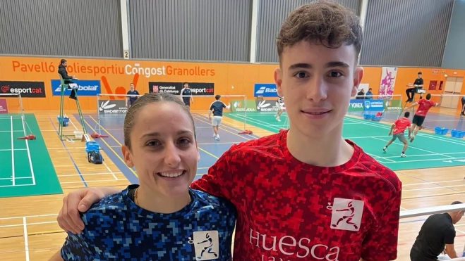 Cristina Roig y Alejandro Gállego, a buen nivel en Granollers. Cristina Roig y Alejandro Gállego, a buen nivel en Granollers.