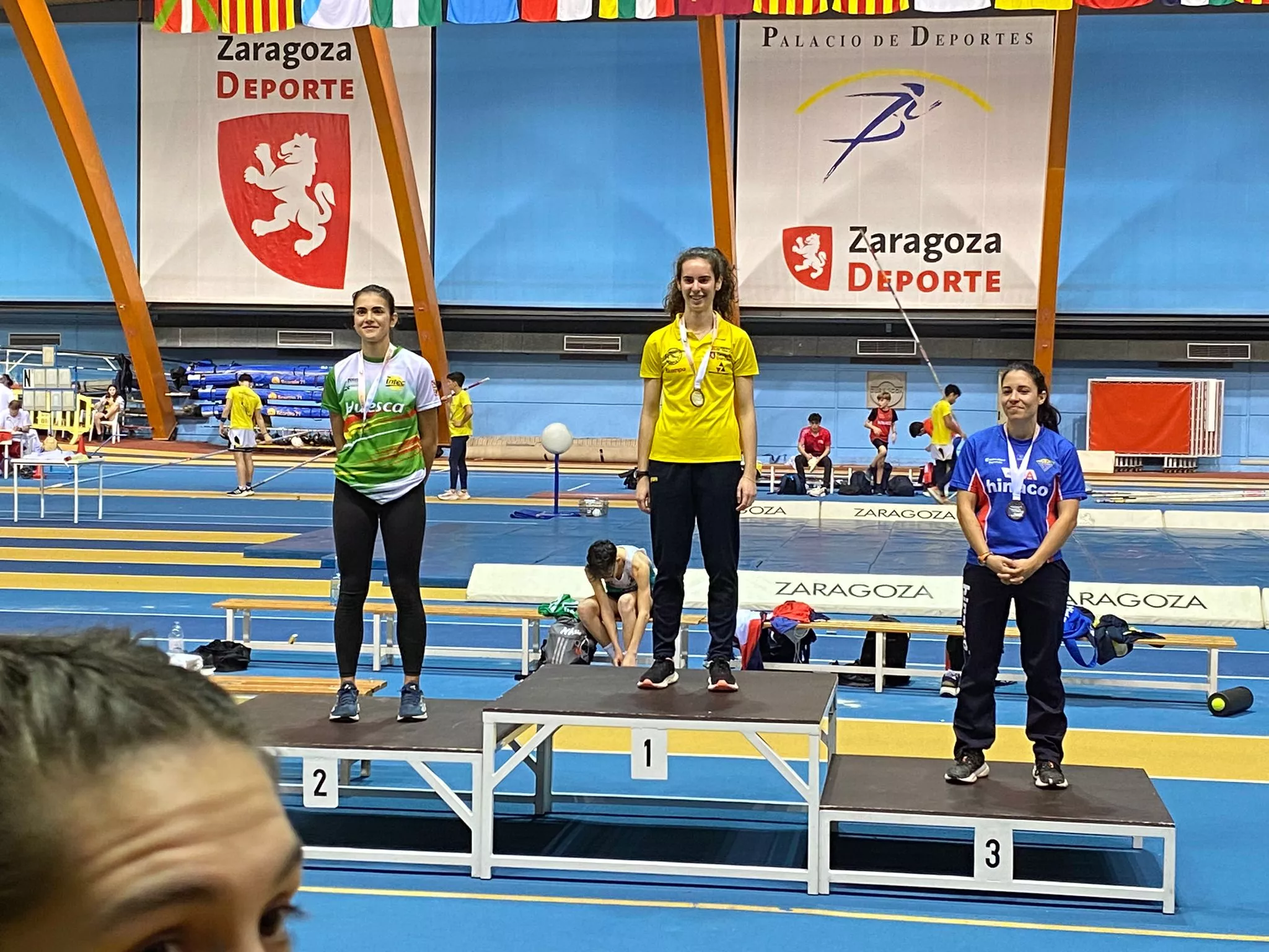 Carmen Escario, plata en vallas