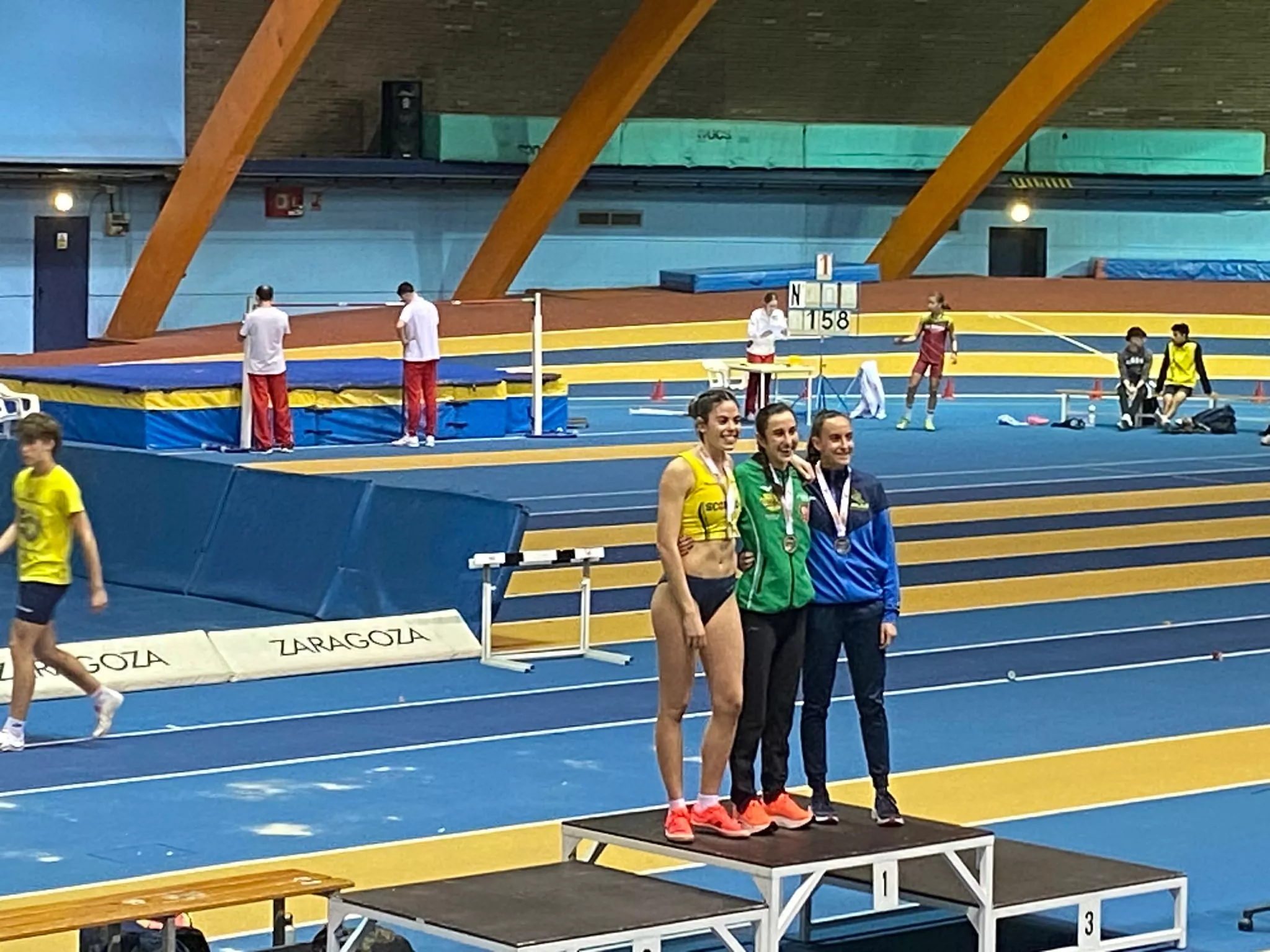 Mónica Nadín, oro en longitud