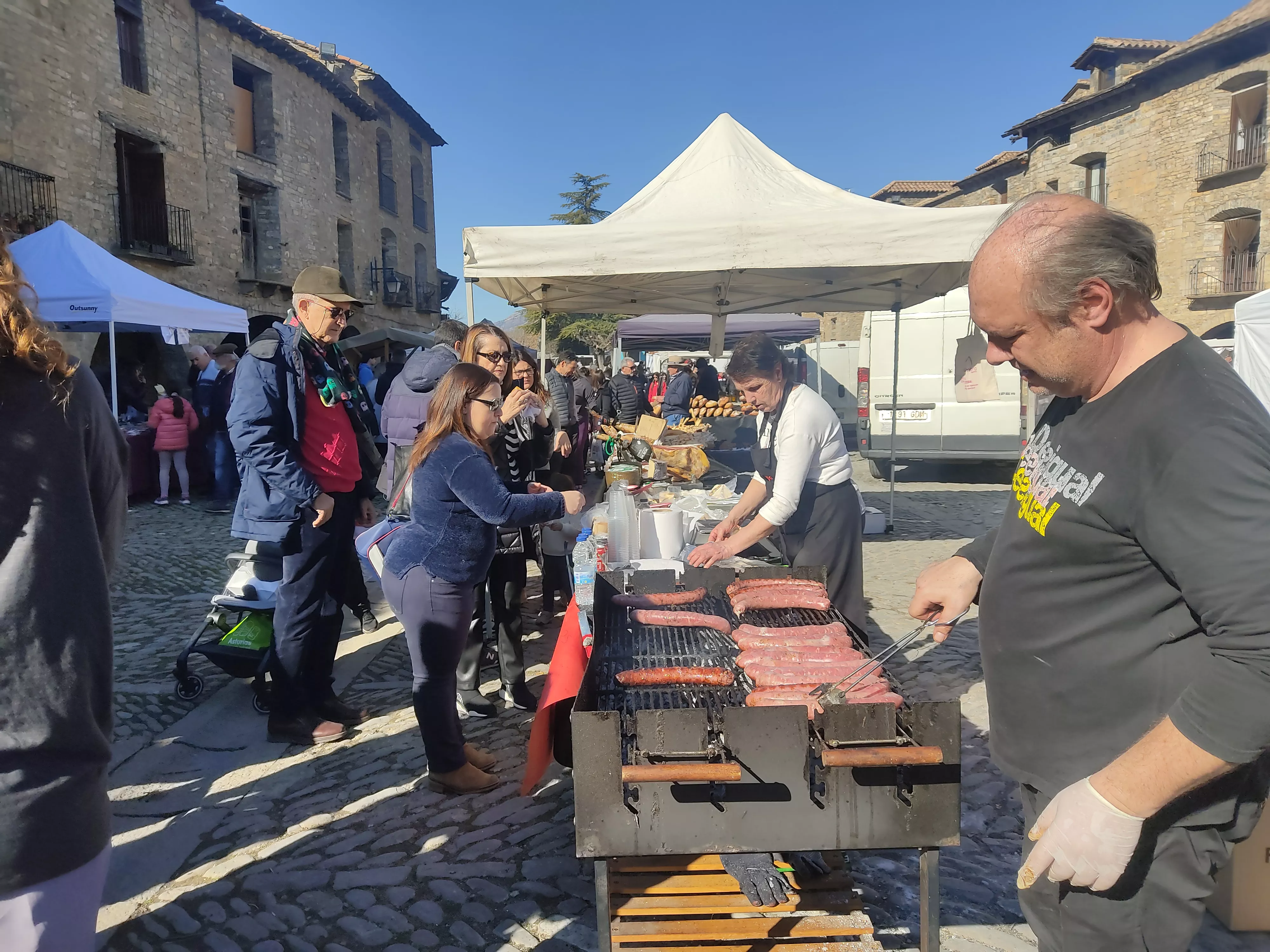 Puestos en la Plaza Mayor