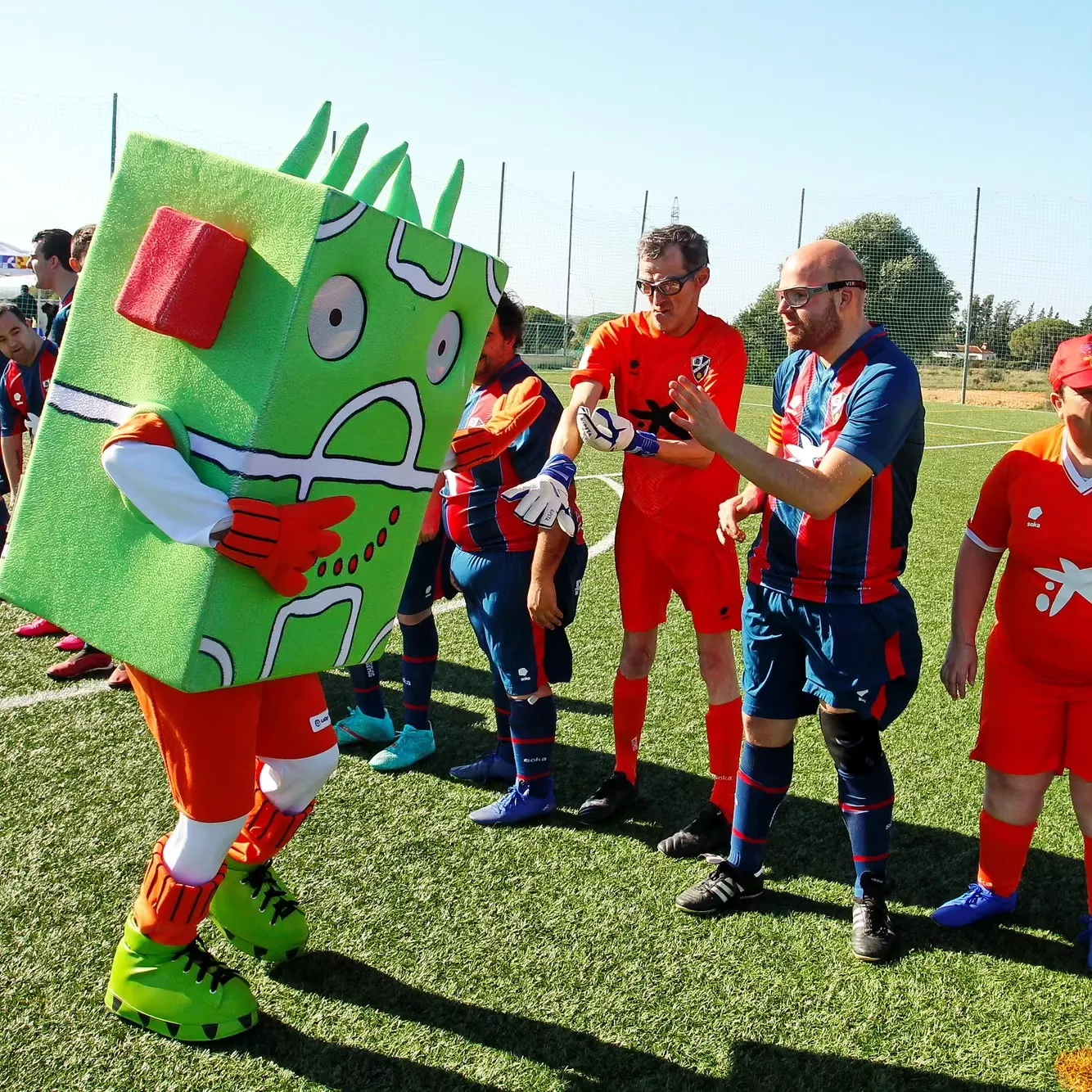 Jugadores del Huesca.