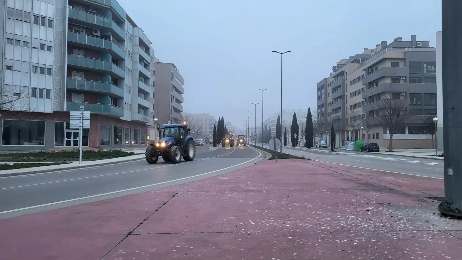 Tractorada en Huesca
