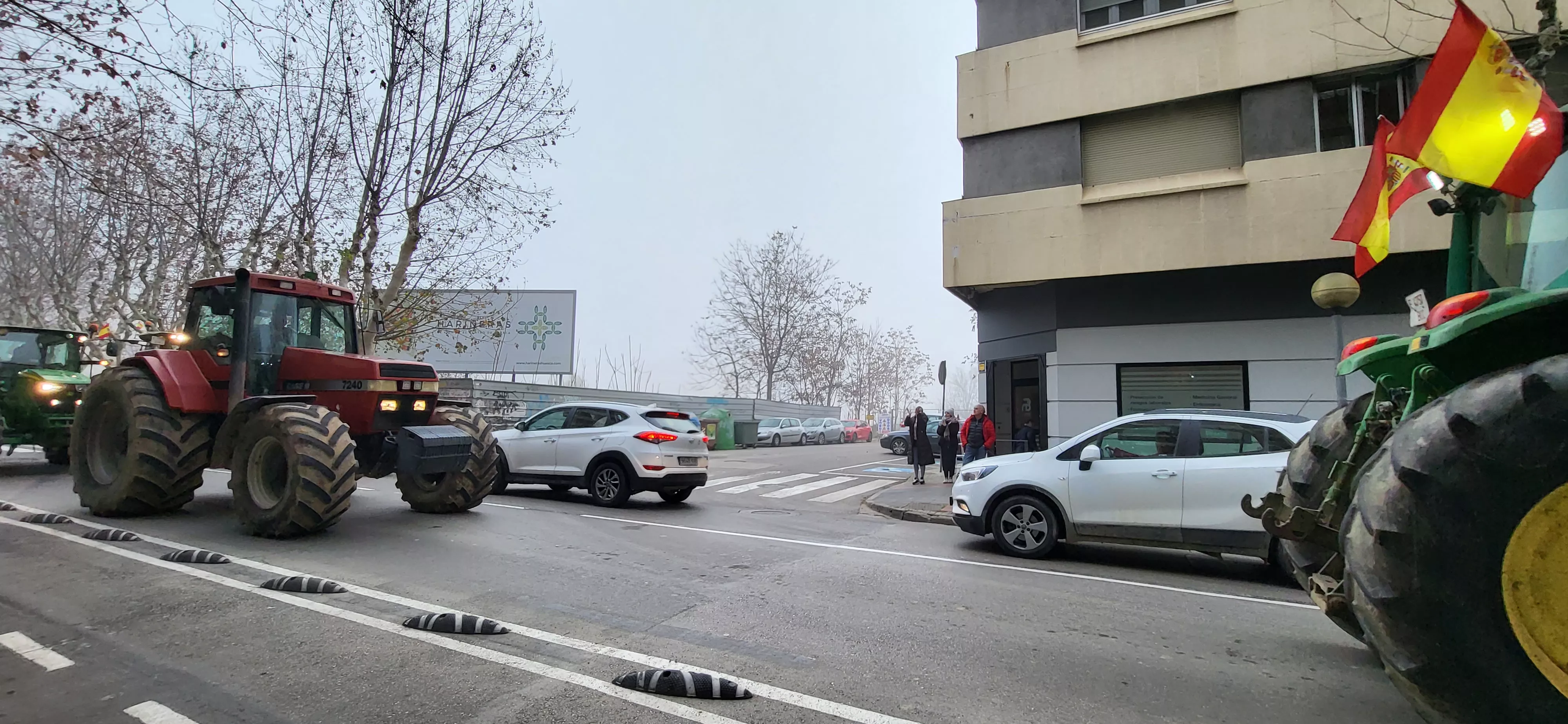 Tractorada en Huesca