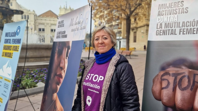 Margarita Alfaro, voluntaria de Médicos del Mundo. Foto Myriam Martínez