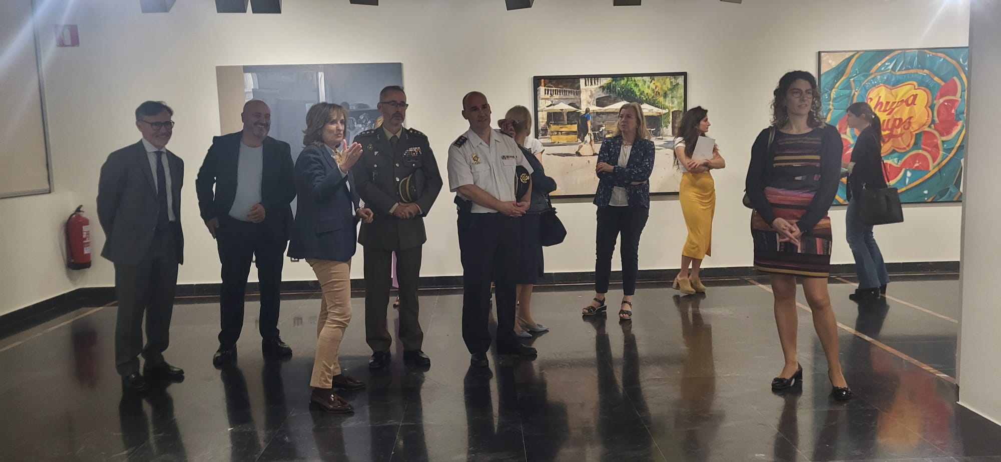 Exposición del Premio Ibercaja de Pintura Joven en Huesca. Foto Myriam Martínez Exposición del Premio Ibercaja de Pintura Joven en Huesca. Foto Myriam Martínez