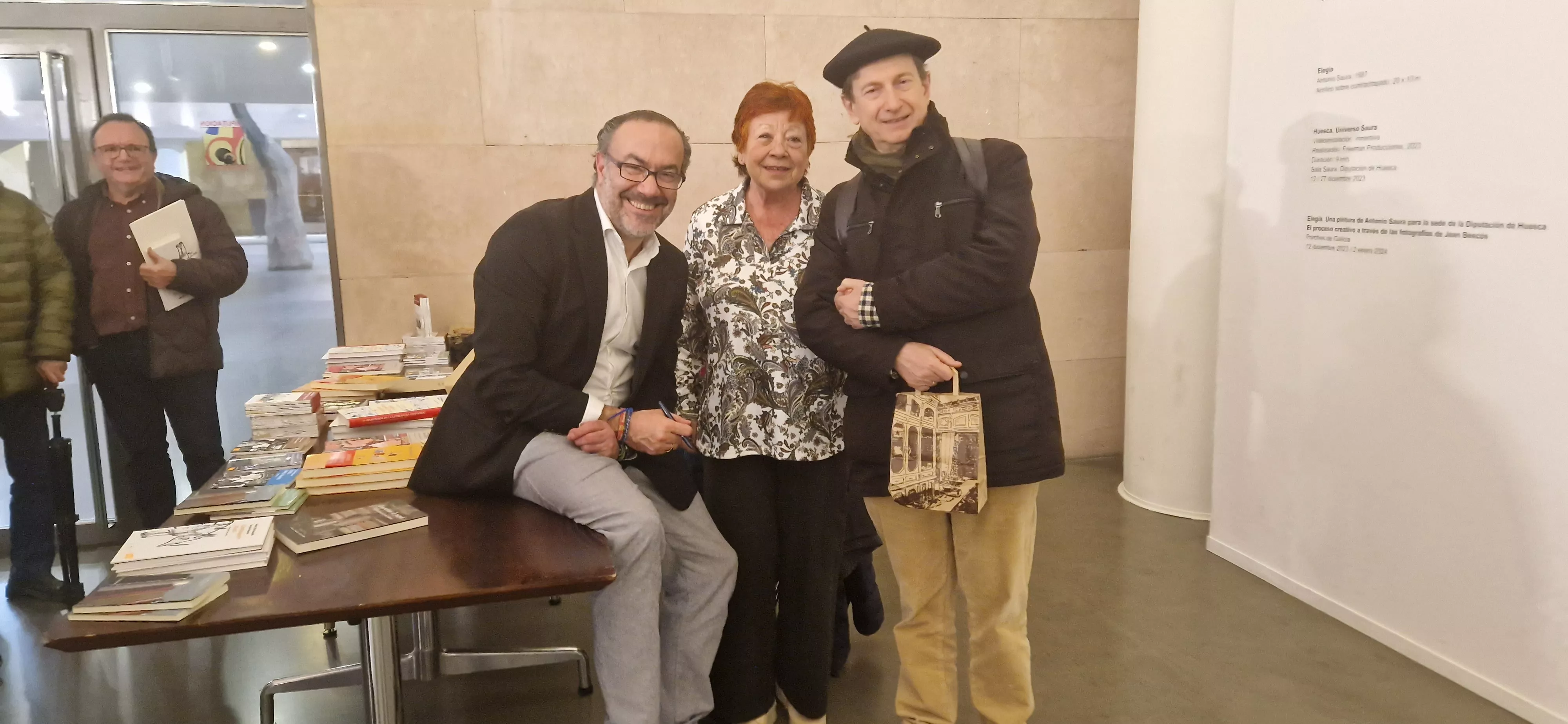 Conferencia de Jesús Marchamalo en Huesca. Foto Myriam Martínez