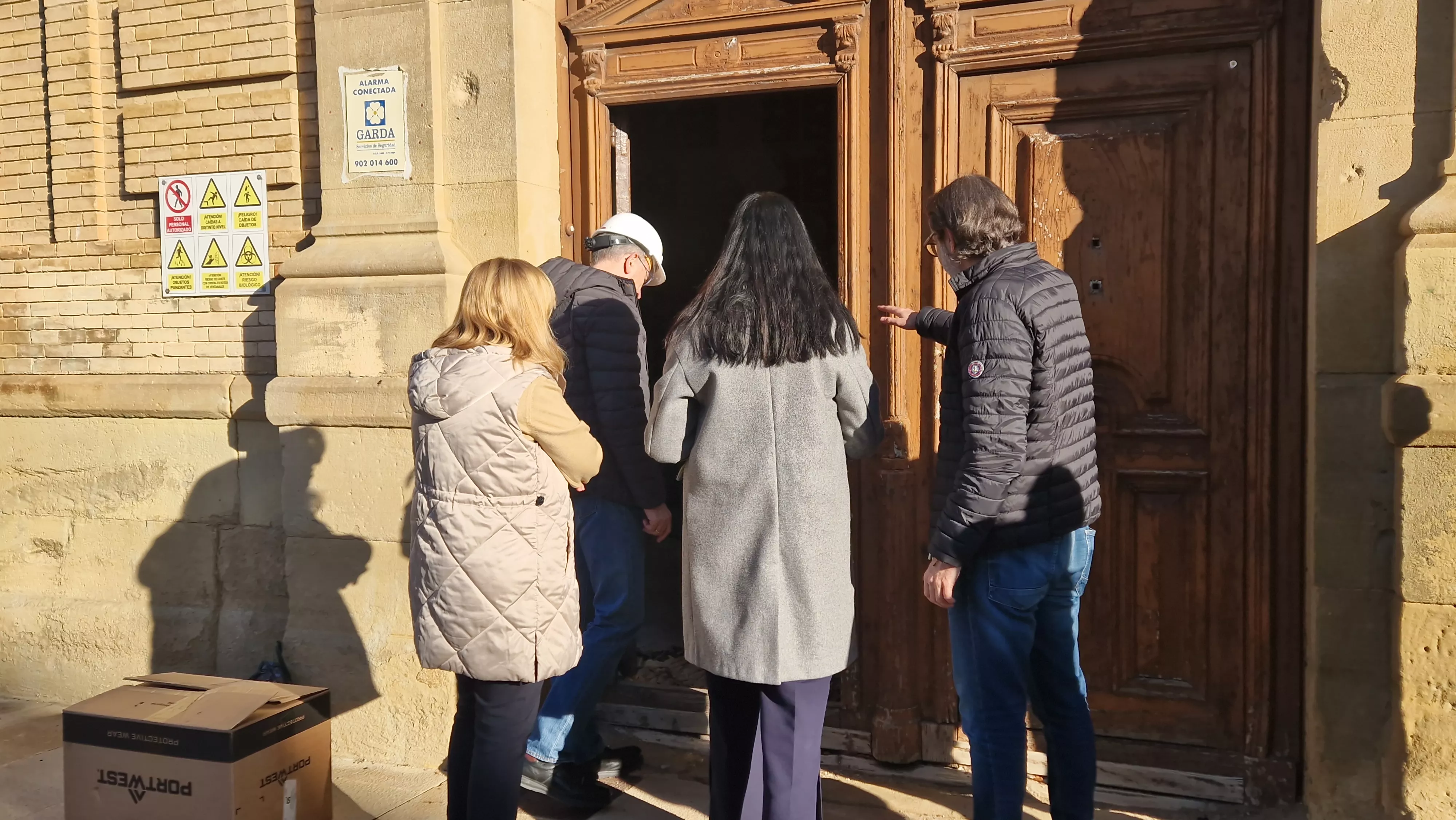 Actual estado del Seminario de Huesca. Foto Myriam Martínez