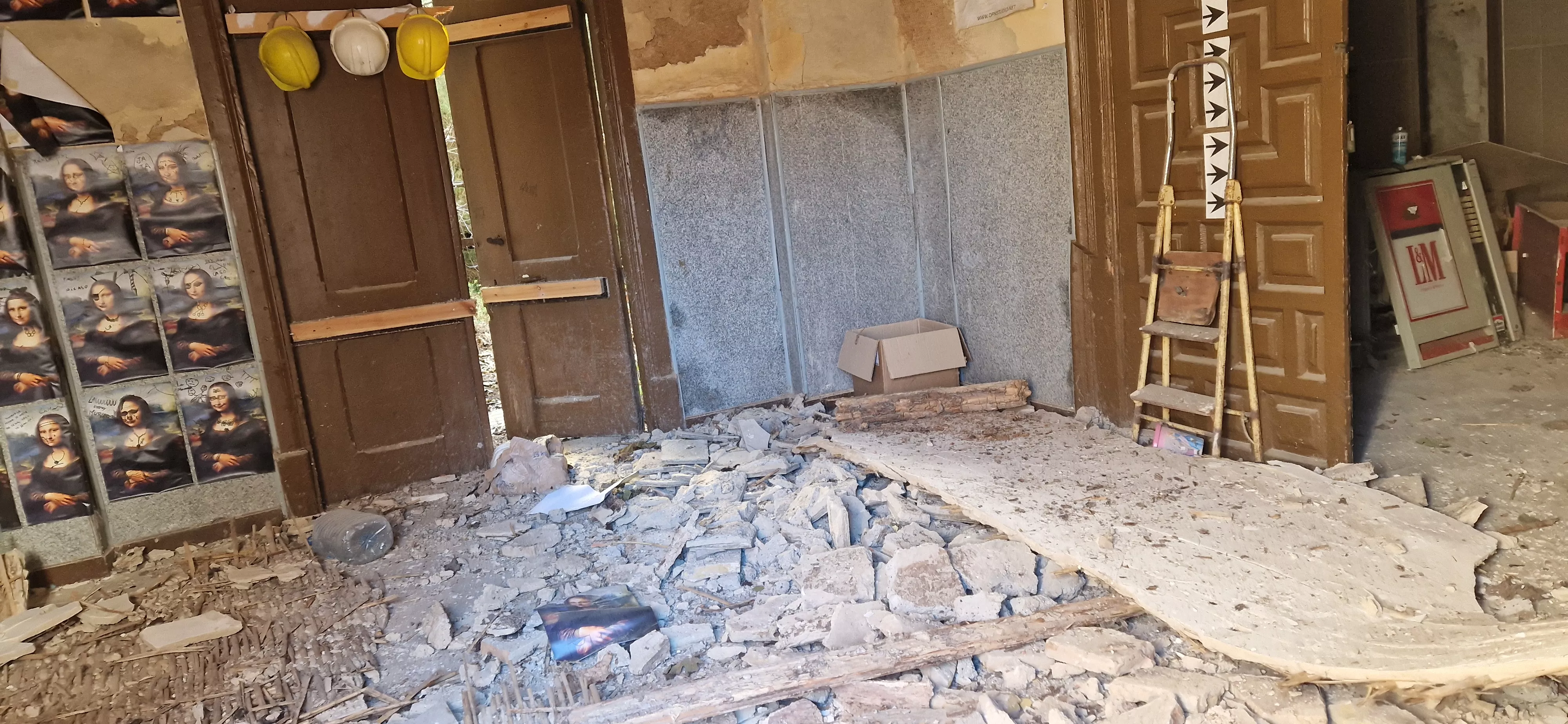 Actual estado del Seminario de Huesca. Foto Myriam Martínez