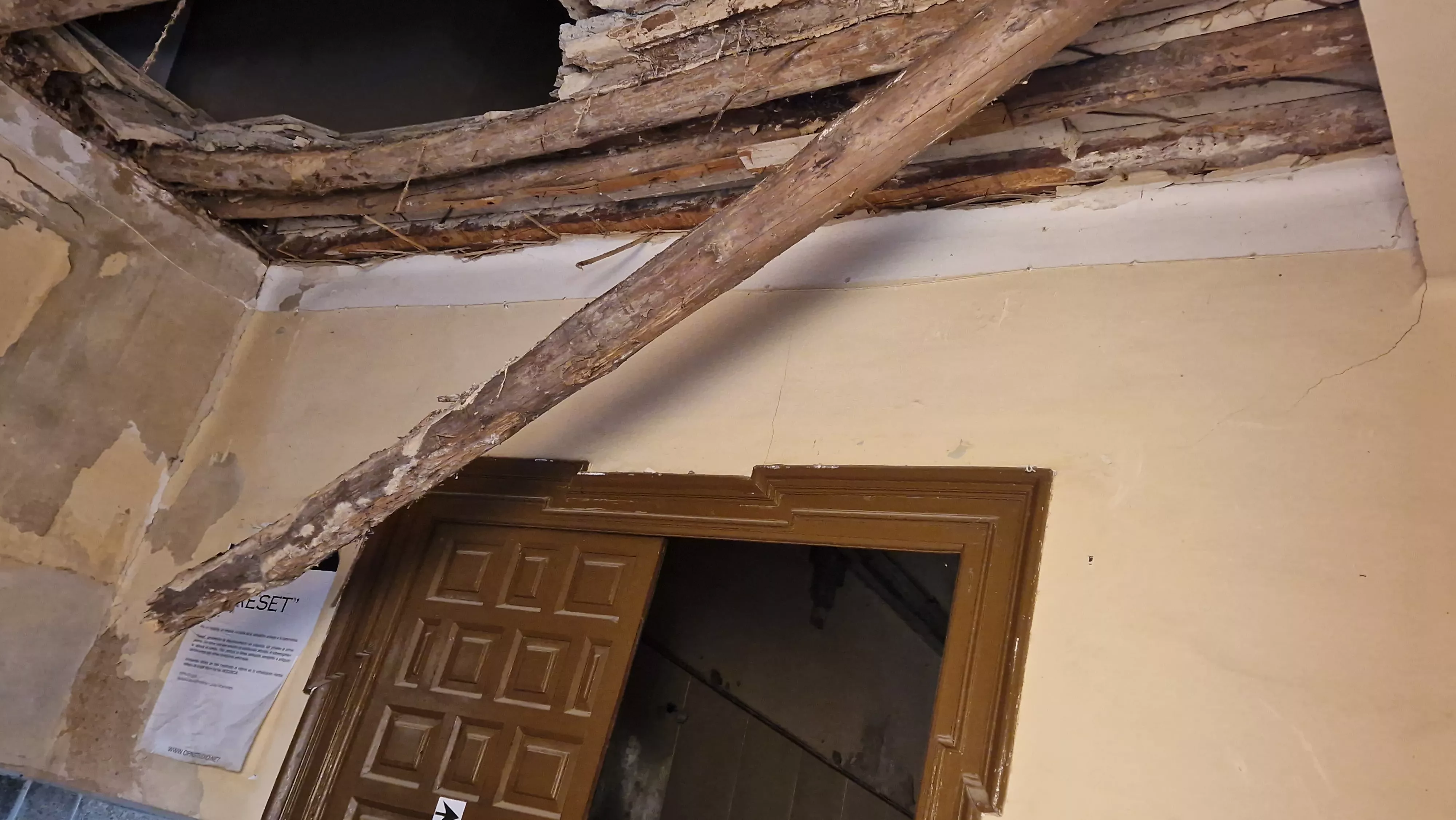 Actual estado del Seminario de Huesca. Foto Myriam Martínez