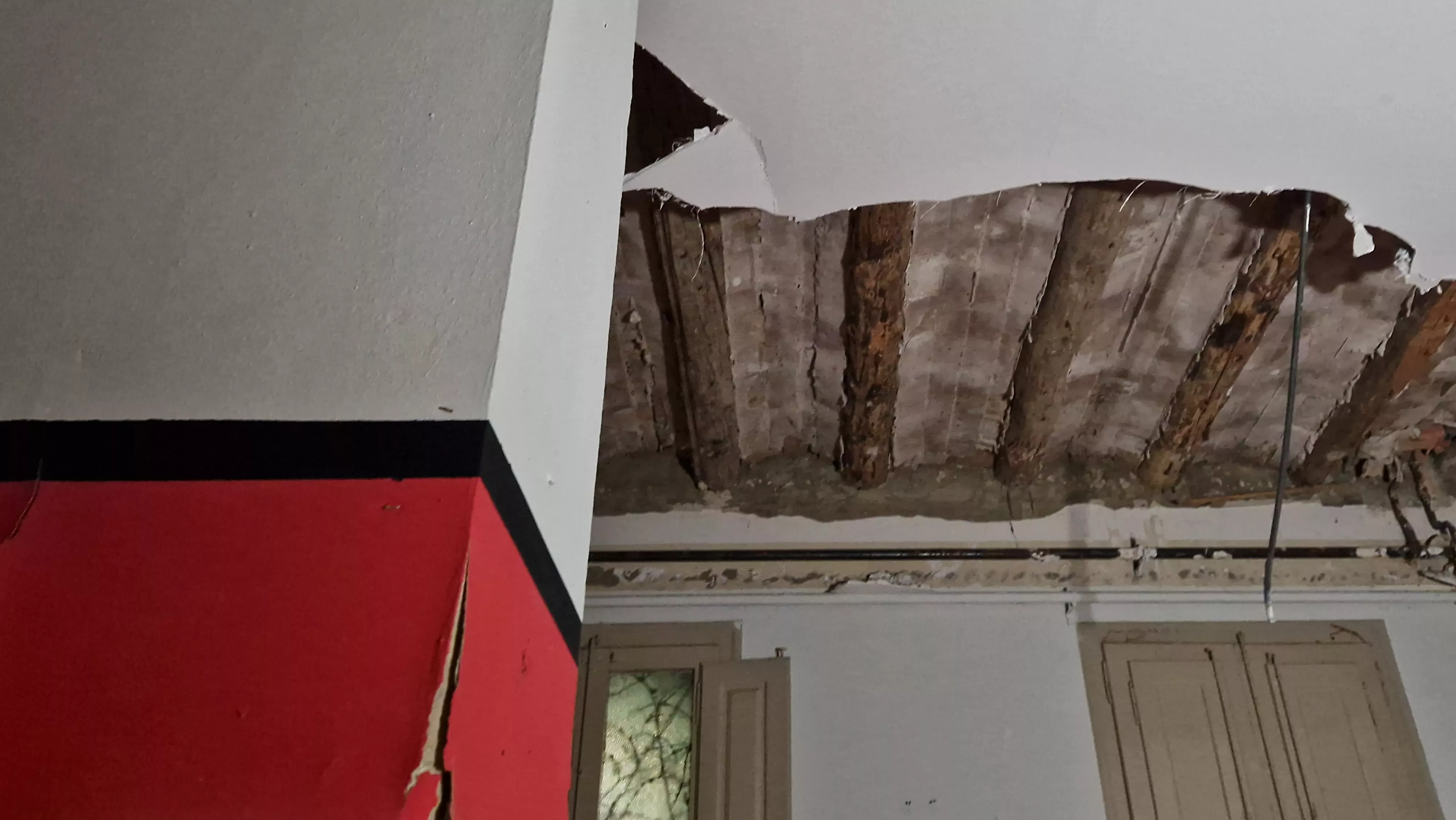 Actual estado del Seminario de Huesca. Foto Myriam Martínez