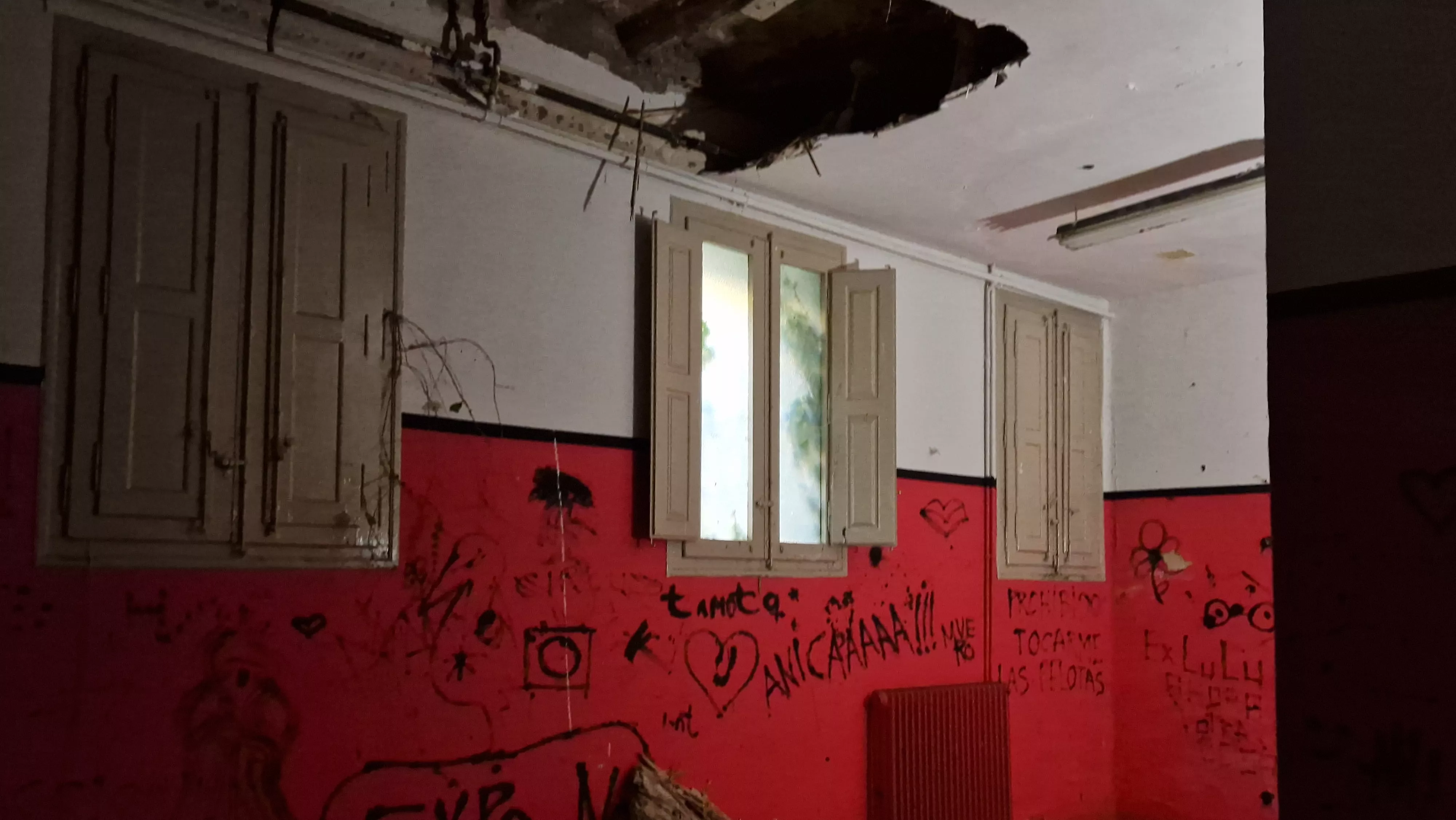 Actual estado del Seminario de Huesca. Foto Myriam Martínez