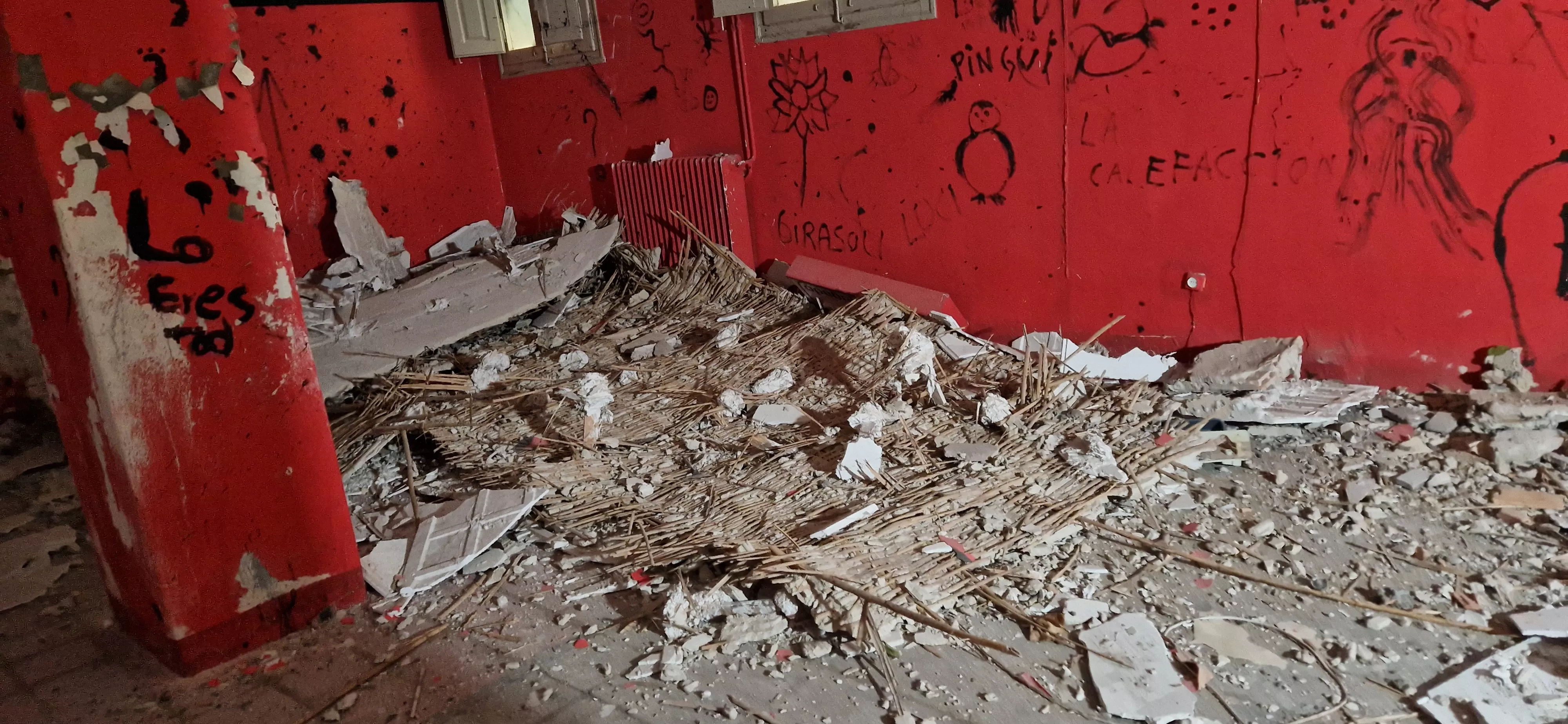 Actual estado del Seminario de Huesca. Foto Myriam Martínez