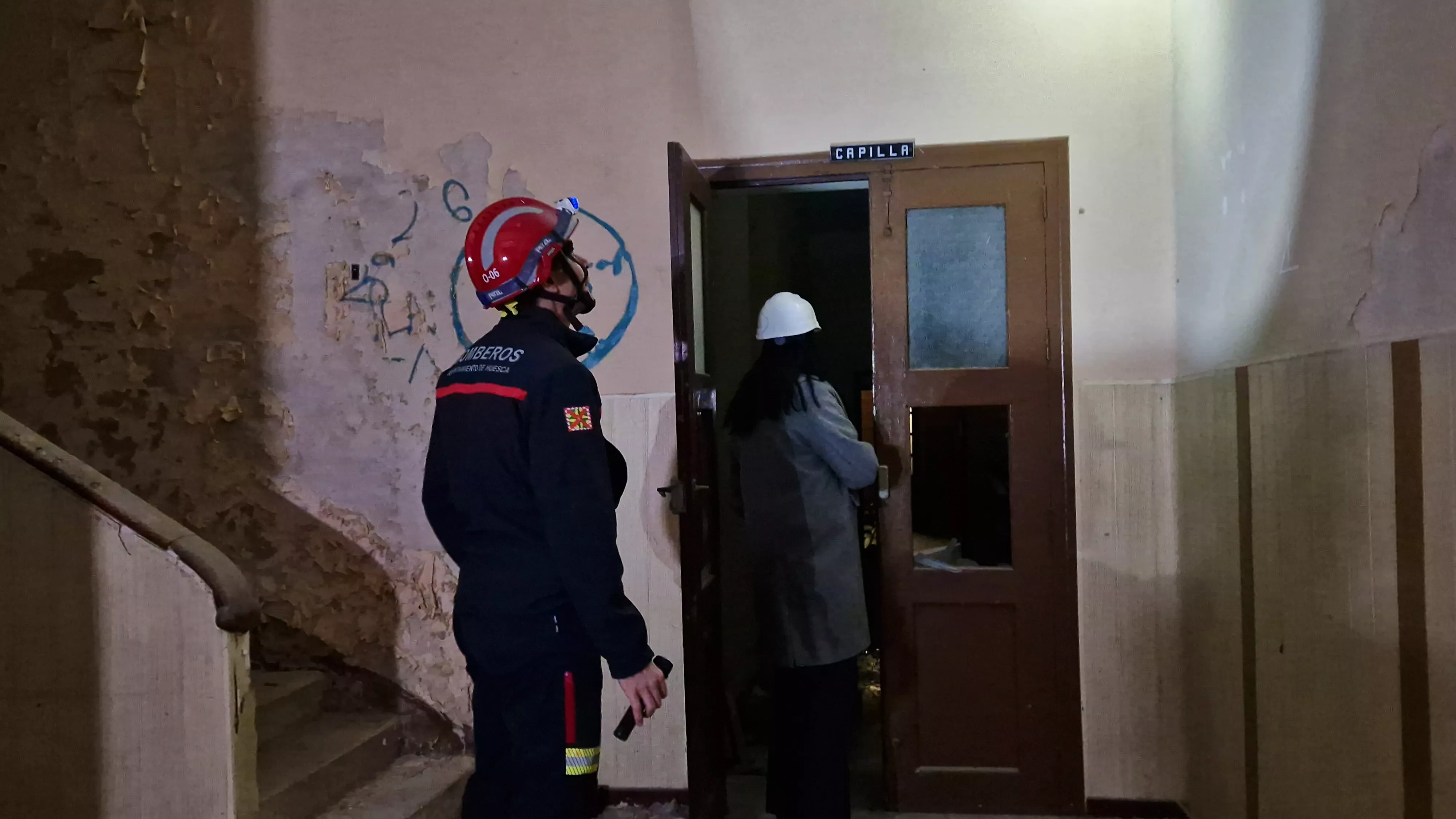 Actual estado del Seminario de Huesca. Foto Myriam Martínez