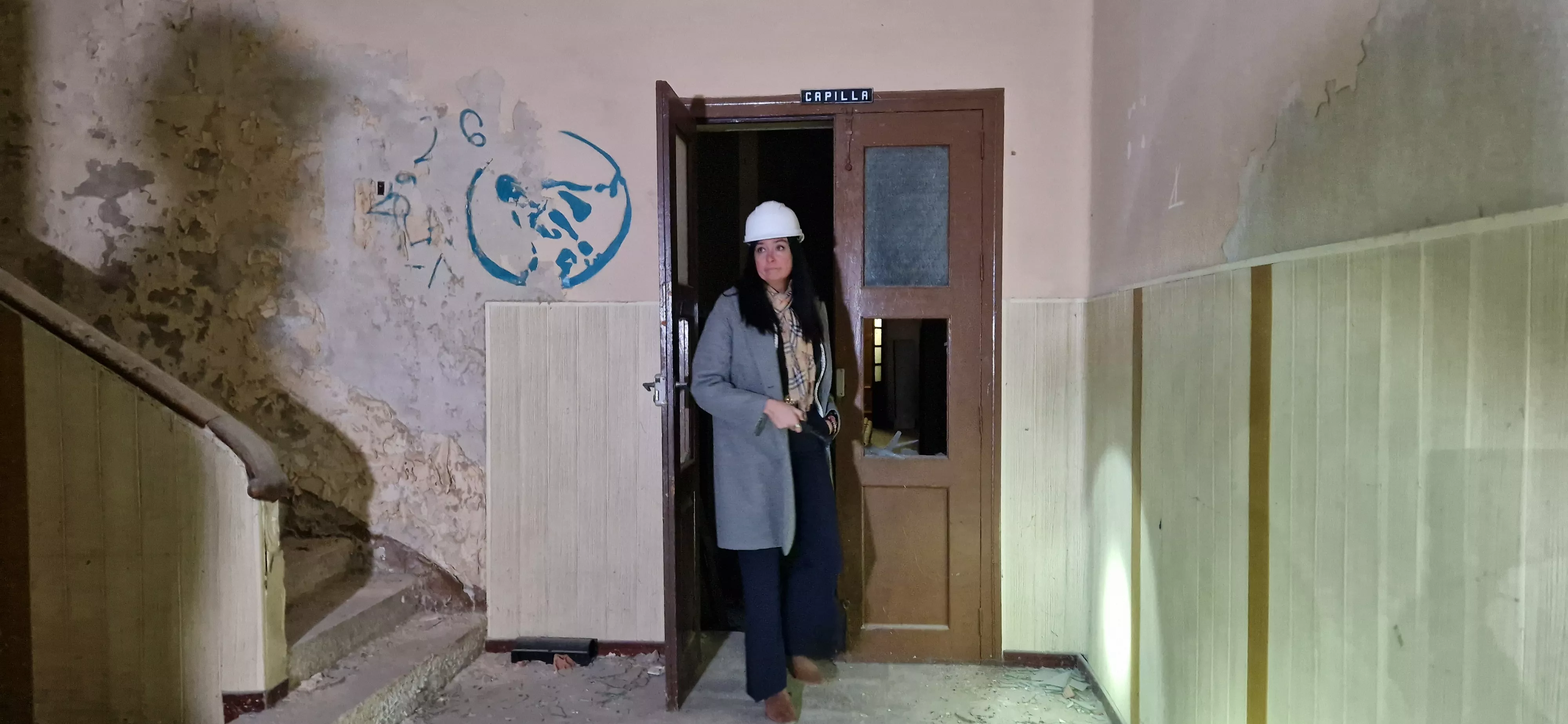 Actual estado del Seminario de Huesca. Foto Myriam Martínez