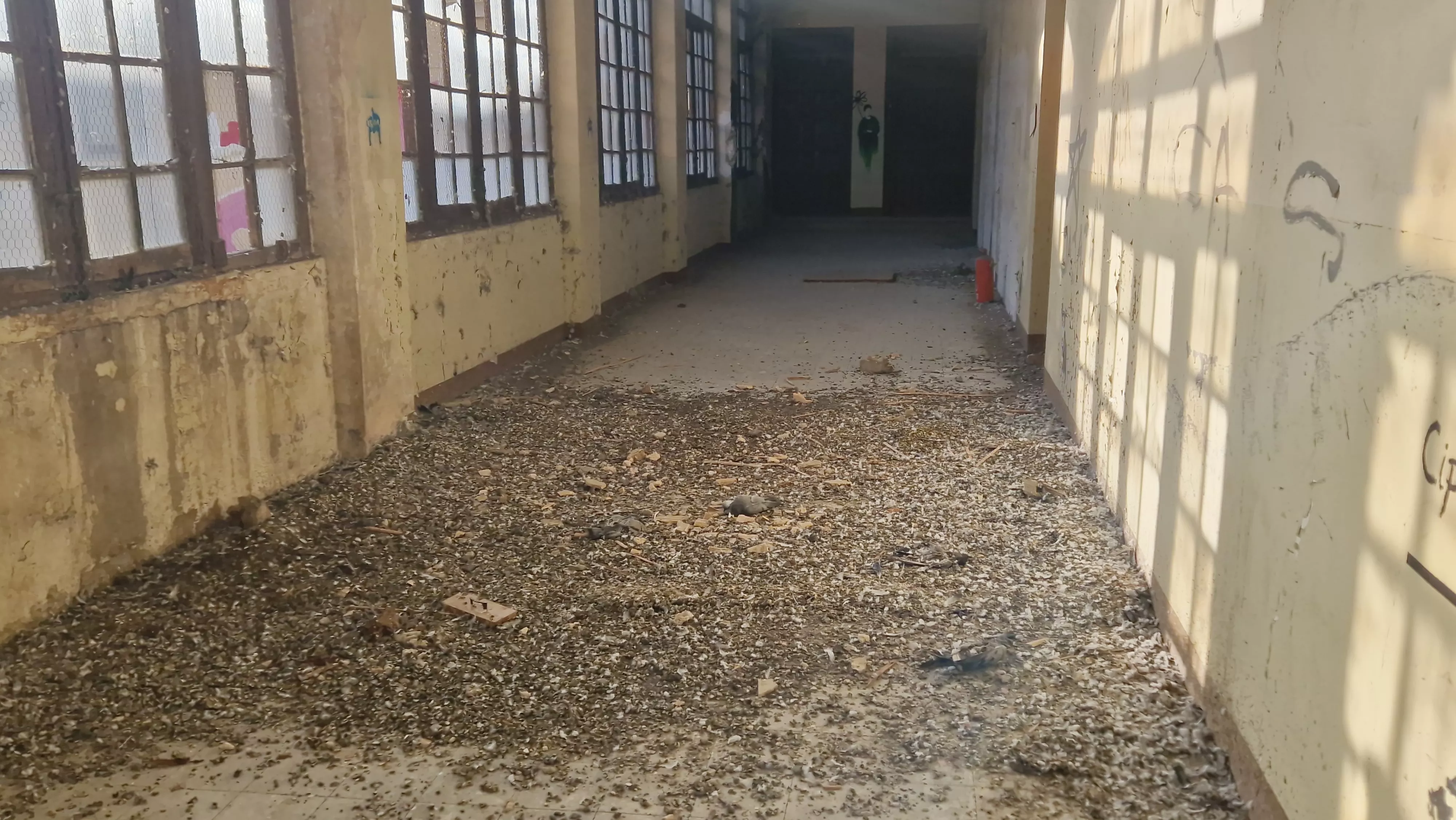 Actual estado del Seminario de Huesca. Foto Myriam Martínez