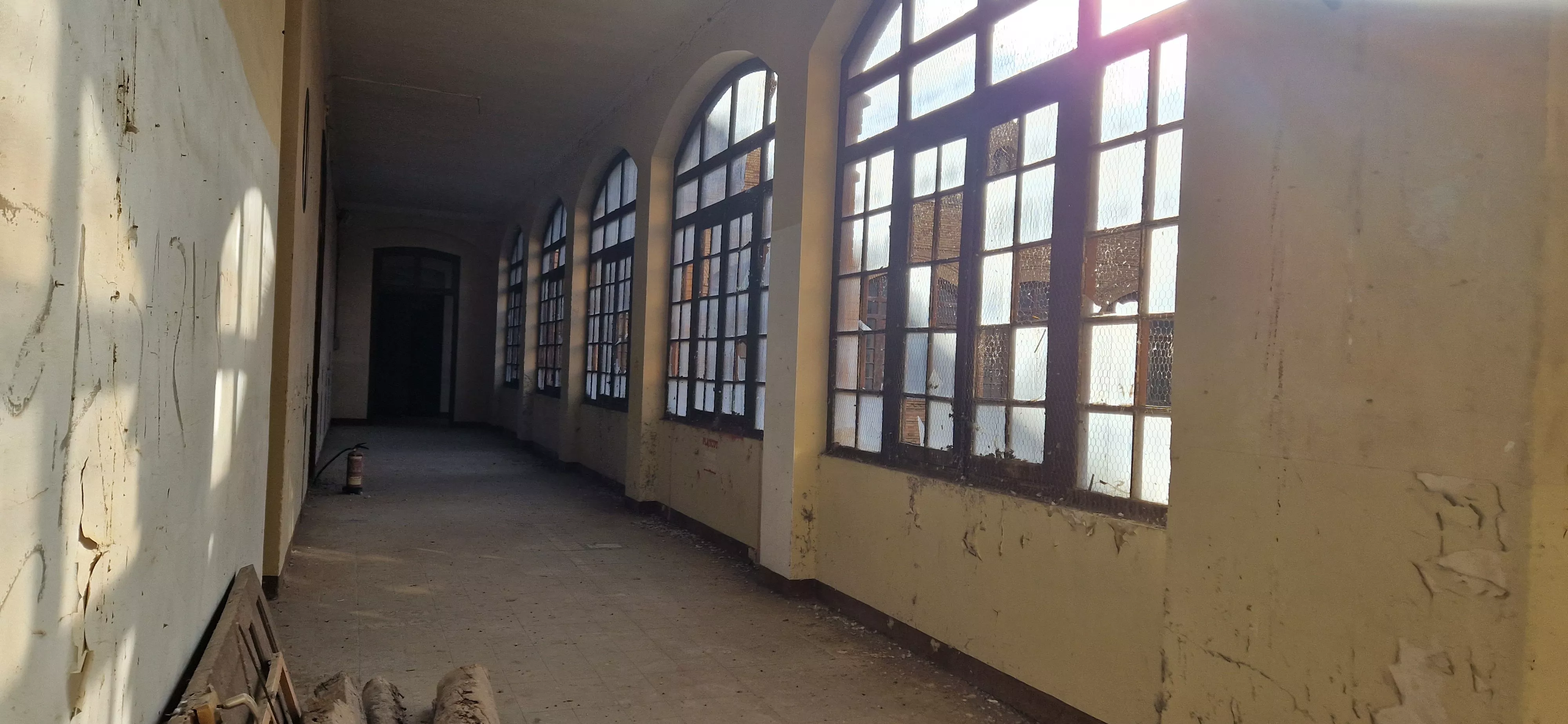 Actual estado del Seminario de Huesca. Foto Myriam Martínez