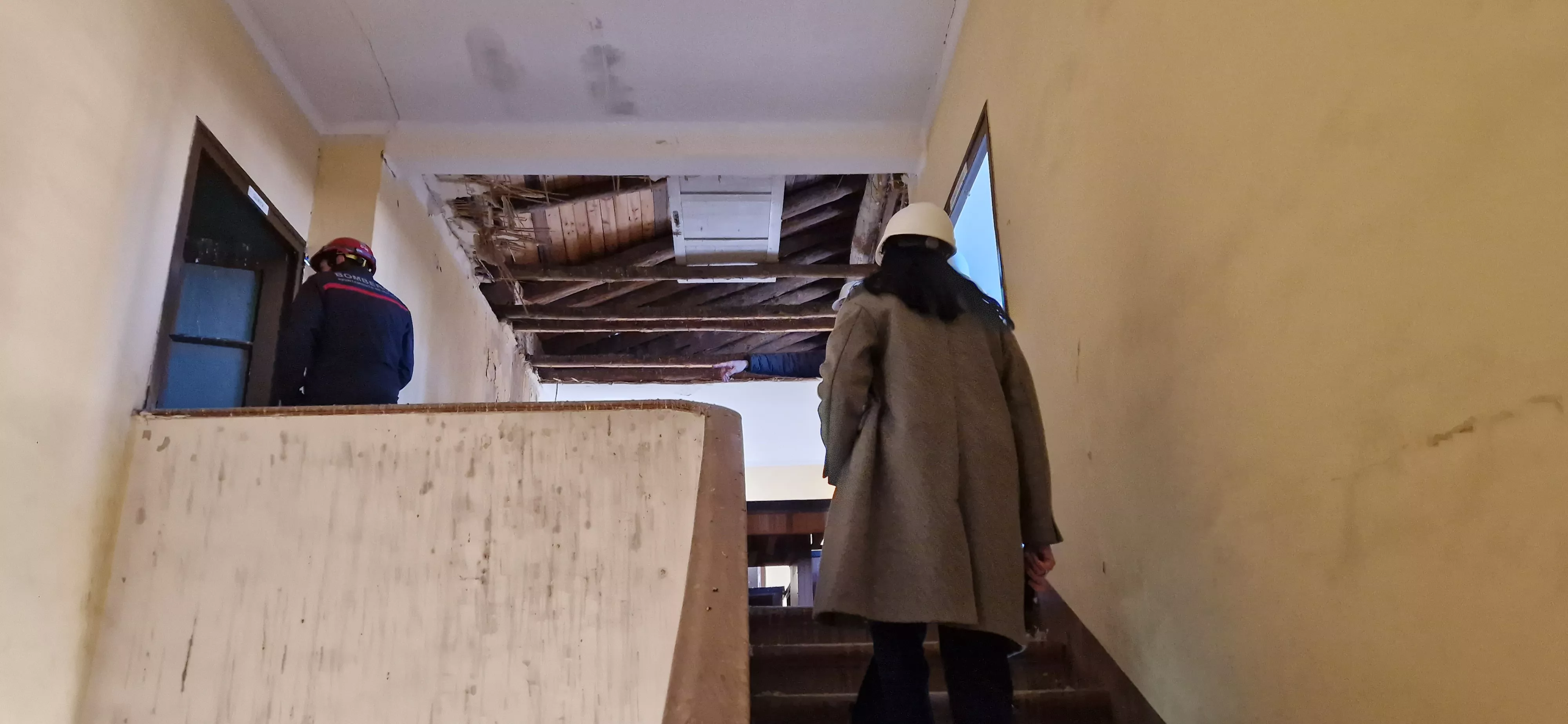 Actual estado del Seminario de Huesca. Foto Myriam Martínez