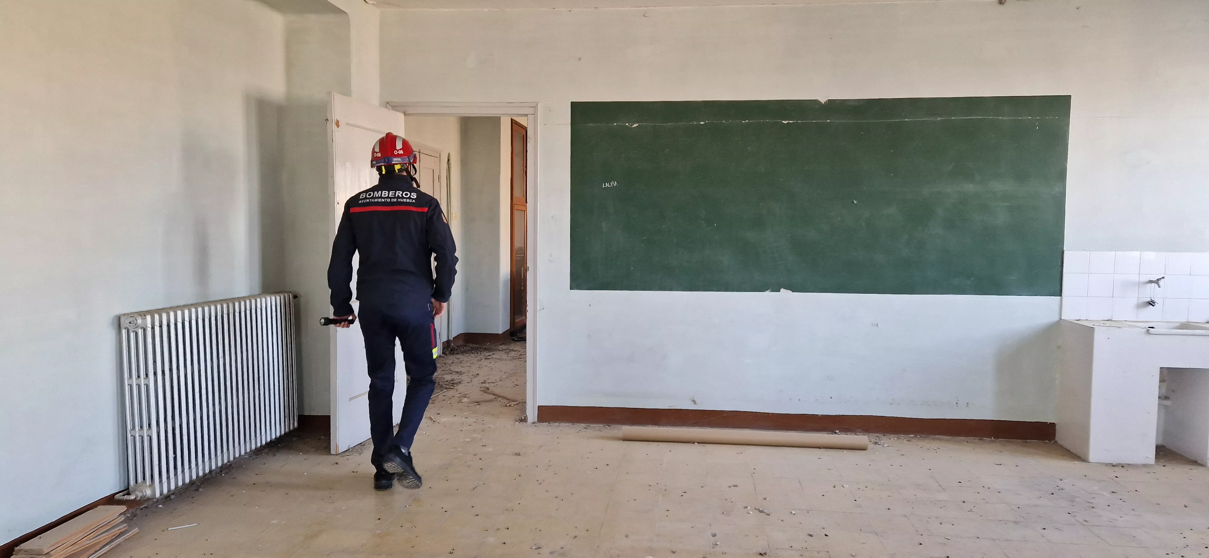 Actual estado del Seminario de Huesca. Foto Myriam Martínez