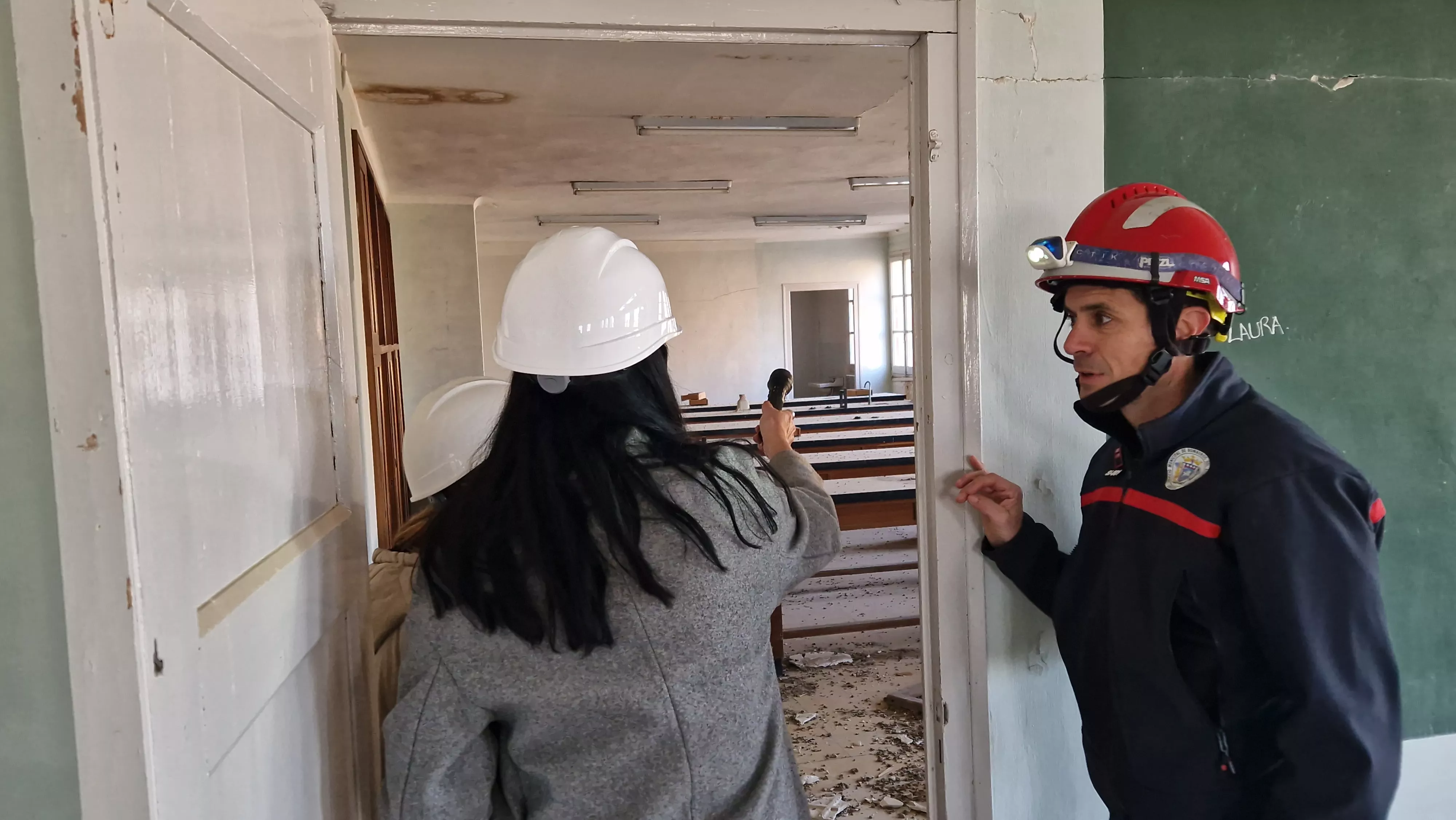 Actual estado del Seminario de Huesca. Foto Myriam Martínez