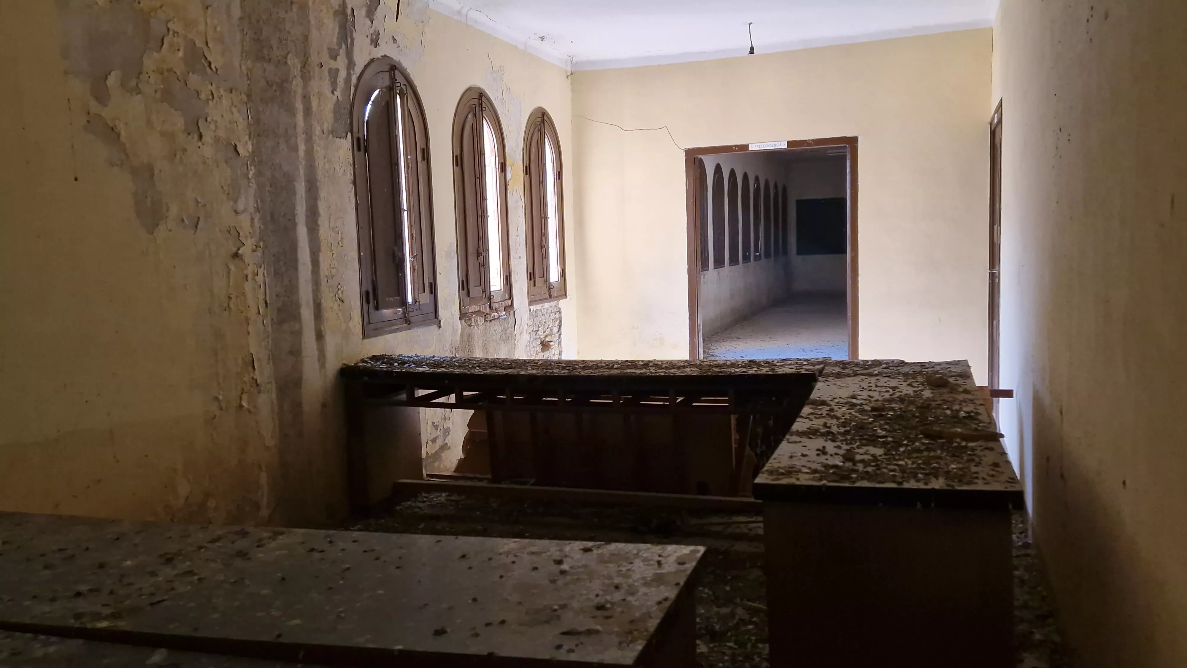 Actual estado del Seminario de Huesca. Foto Myriam Martínez