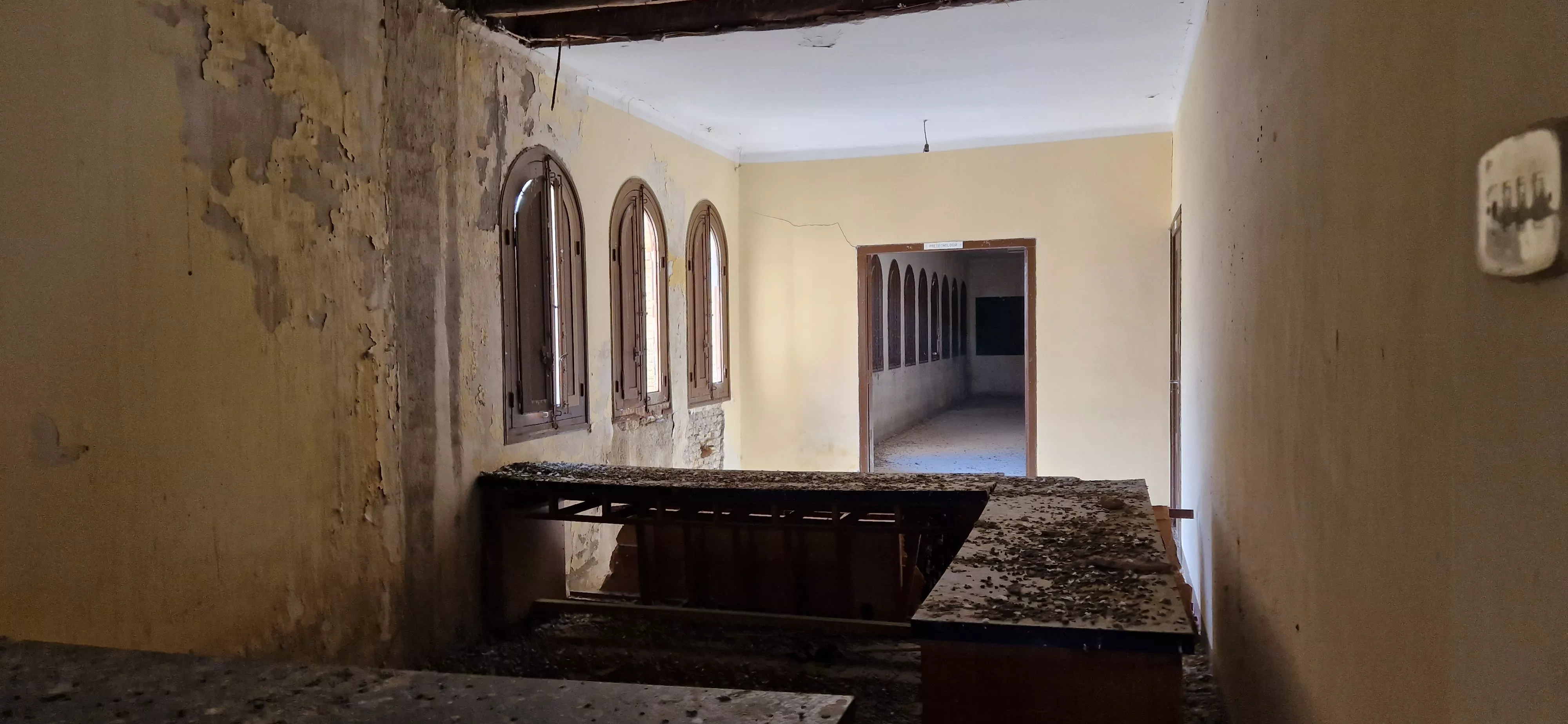 Actual estado del Seminario de Huesca. Foto Myriam Martínez