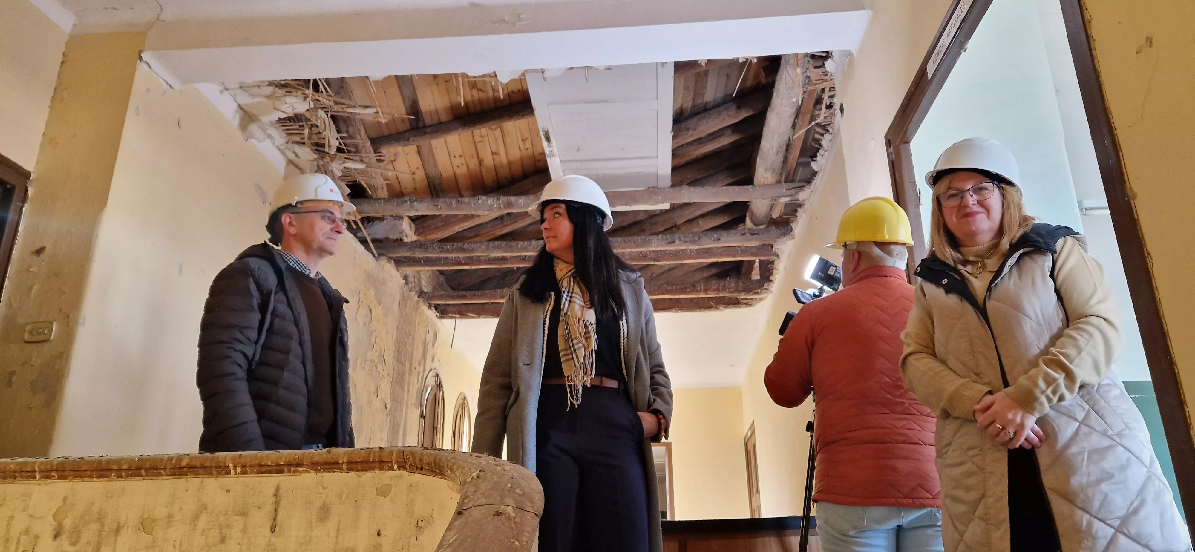 Actual estado del Seminario de Huesca. Foto Myriam Martínez