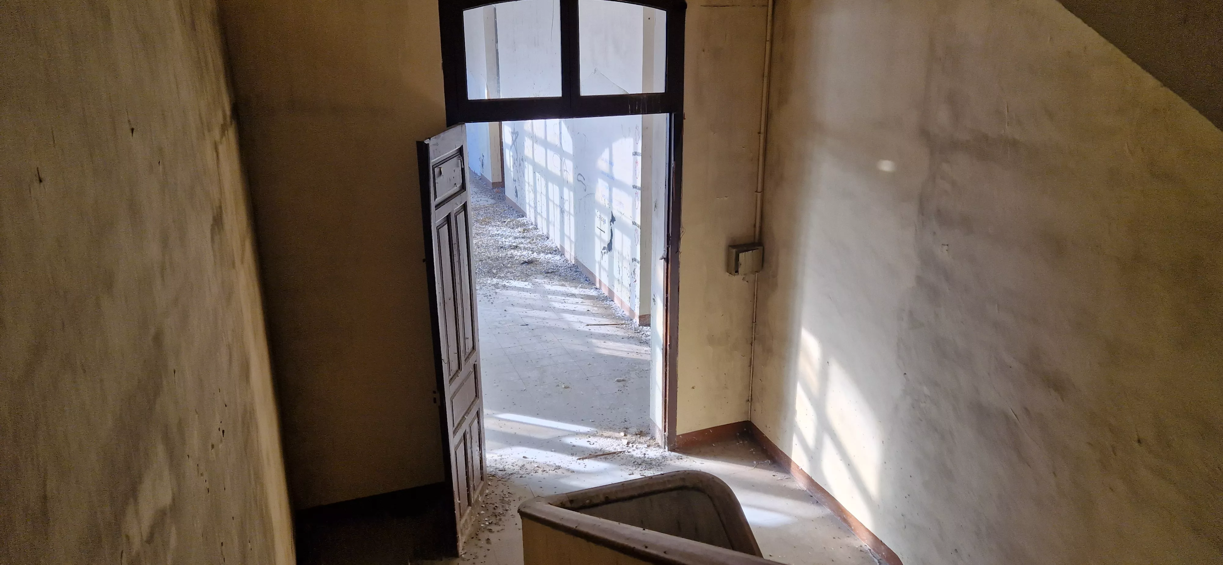 Actual estado del Seminario de Huesca. Foto Myriam Martínez