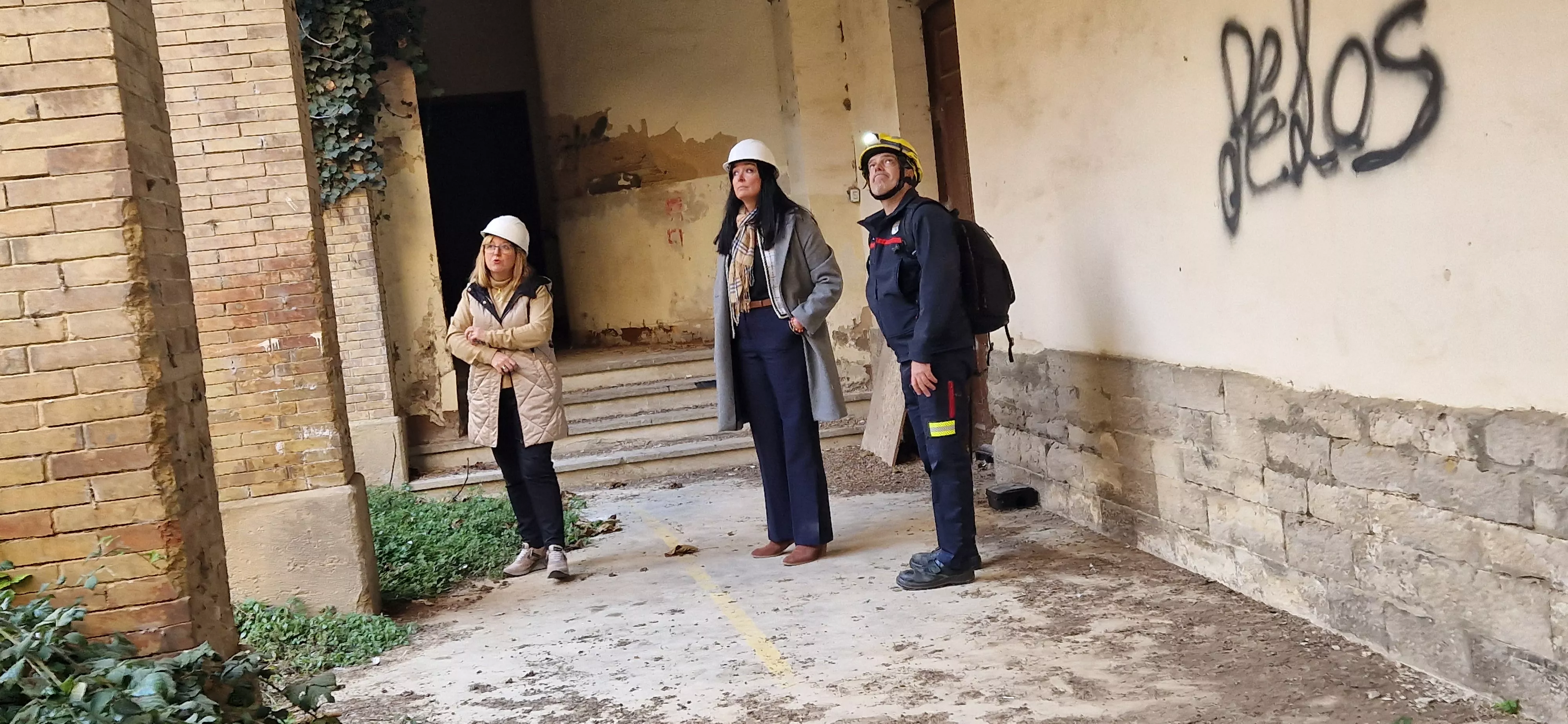 Actual estado del Seminario de Huesca. Foto Myriam Martínez