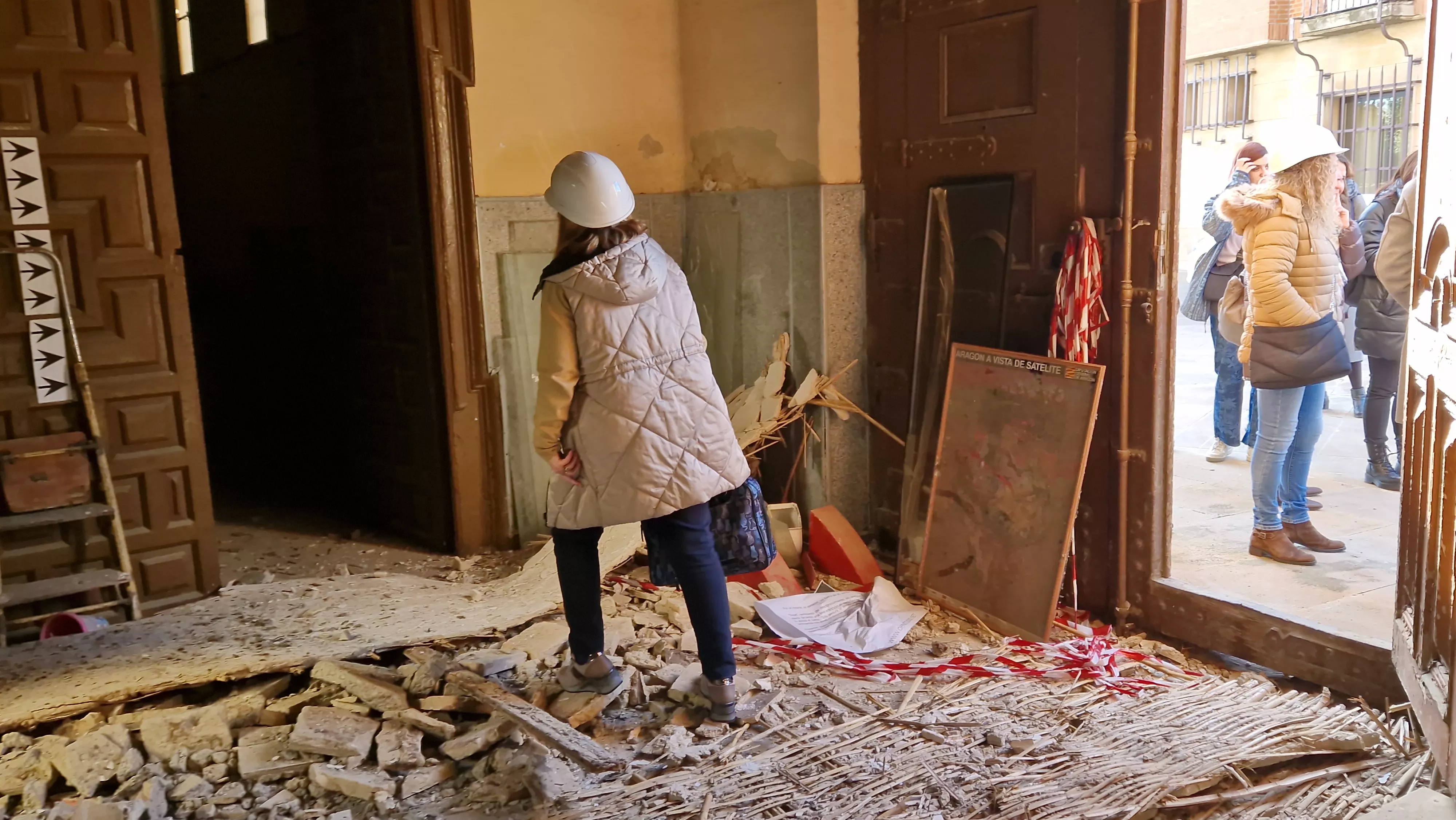 Actual estado del Seminario de Huesca. Foto Myriam Martínez